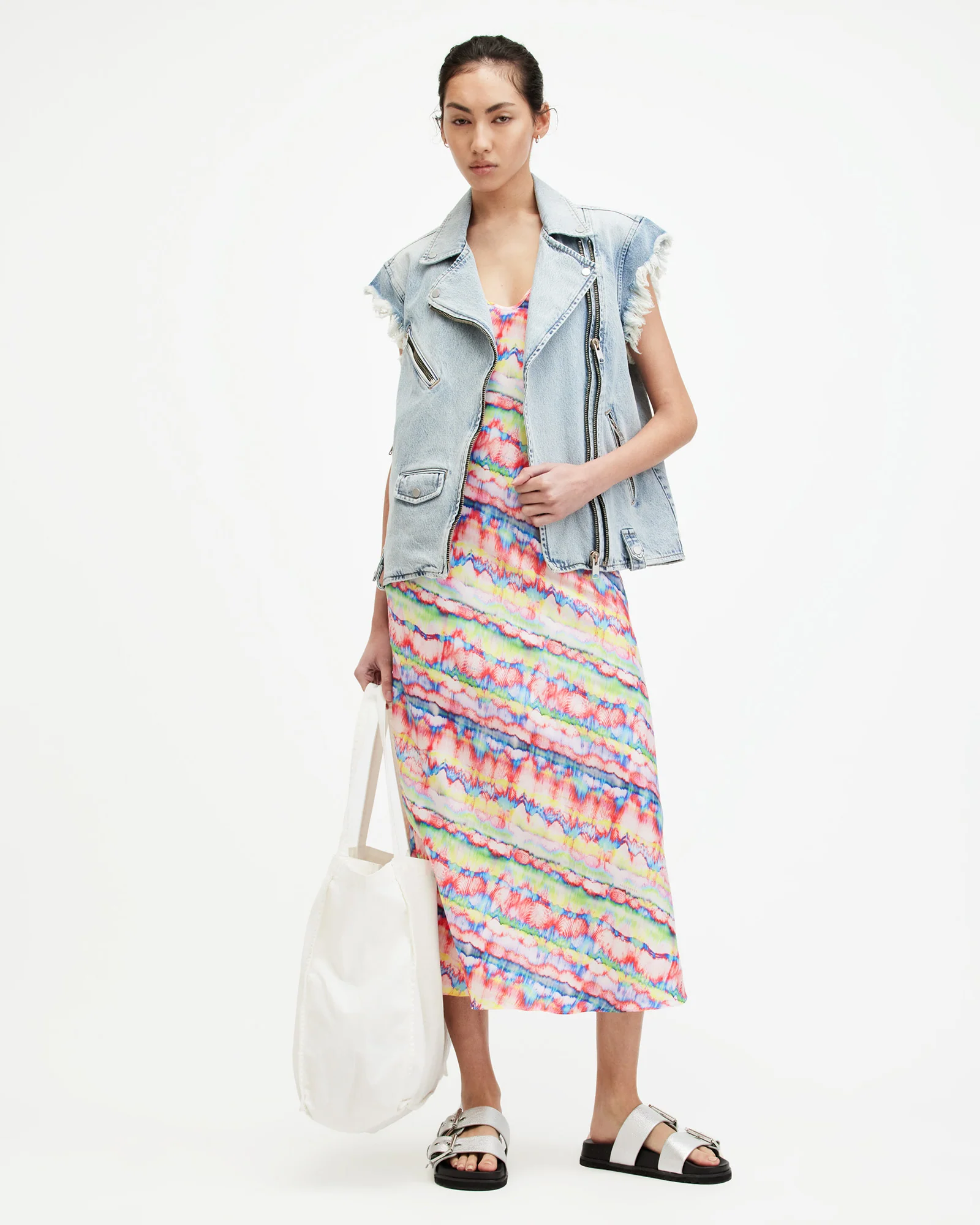 Bryony Melissa Dress Rainbow print