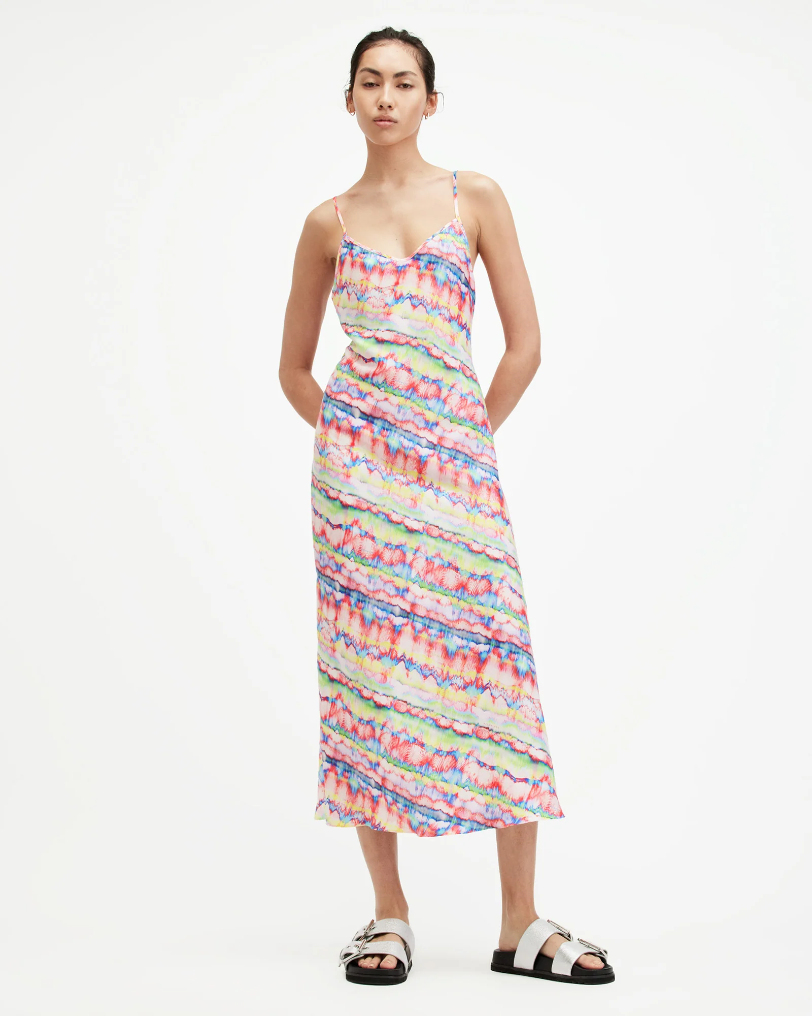 Bryony Melissa Dress Rainbow print