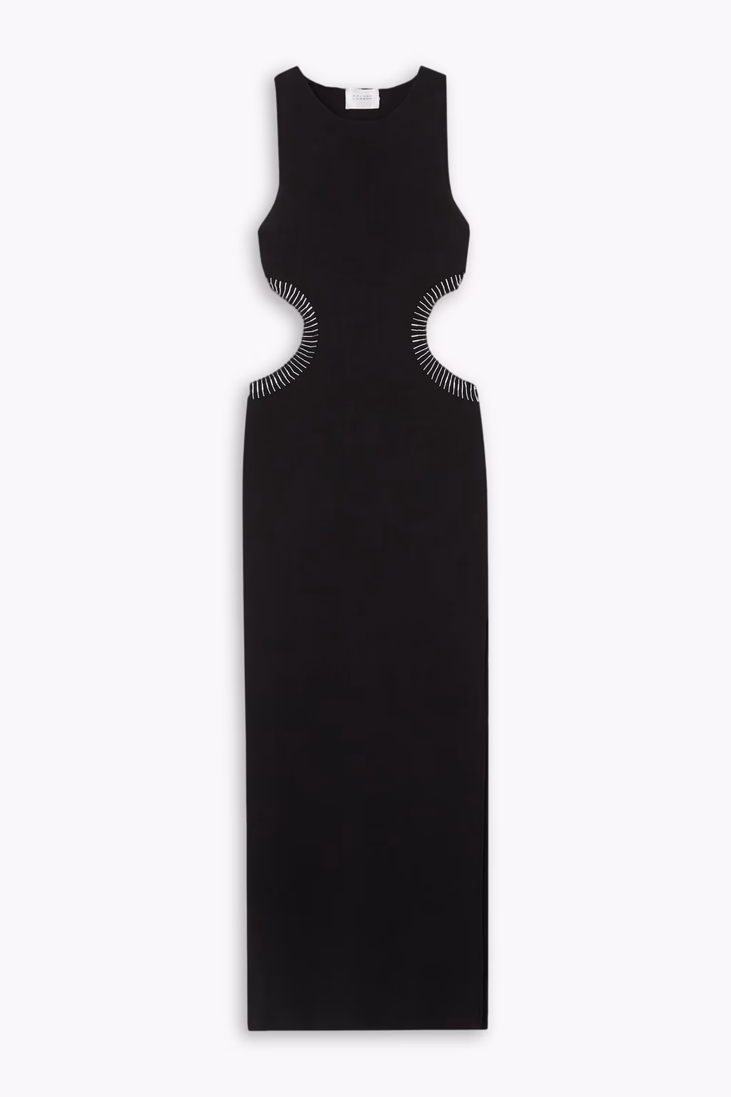 Luna embellished cutout knitted maxi dress