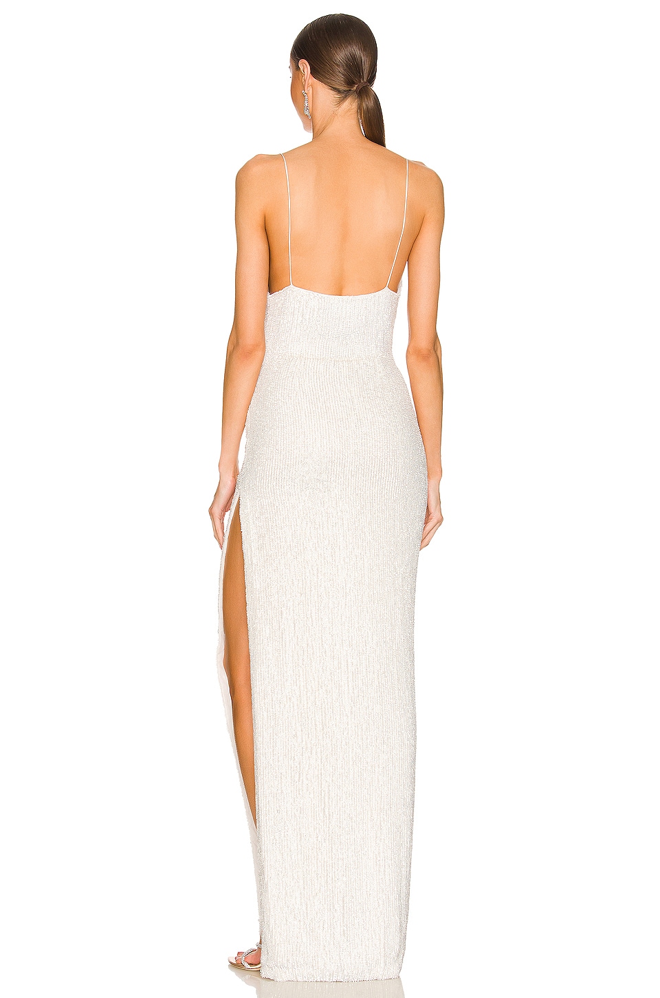 Katya Cowl Back Maxi Dress - White