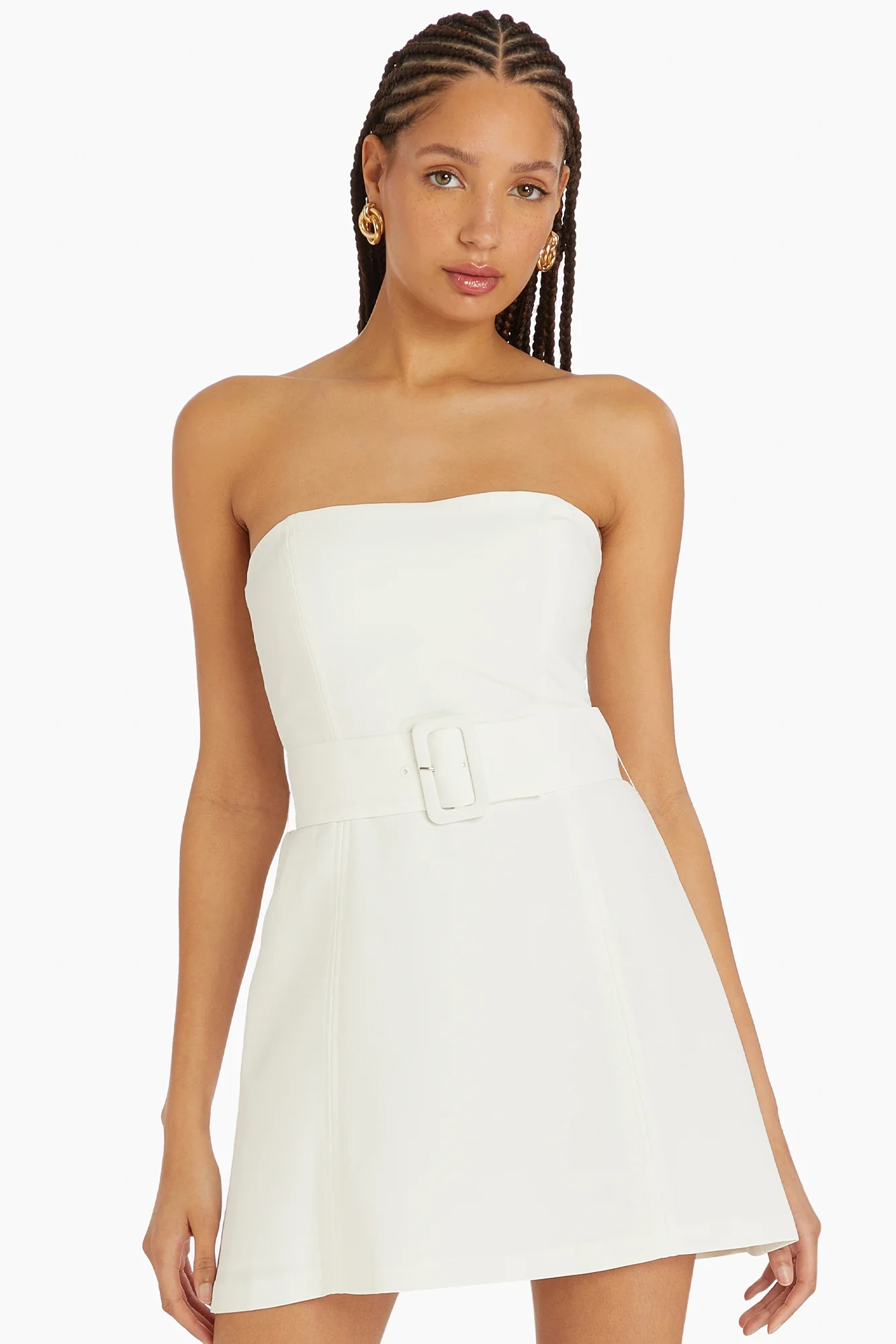 Worth Watching Fae Dress White