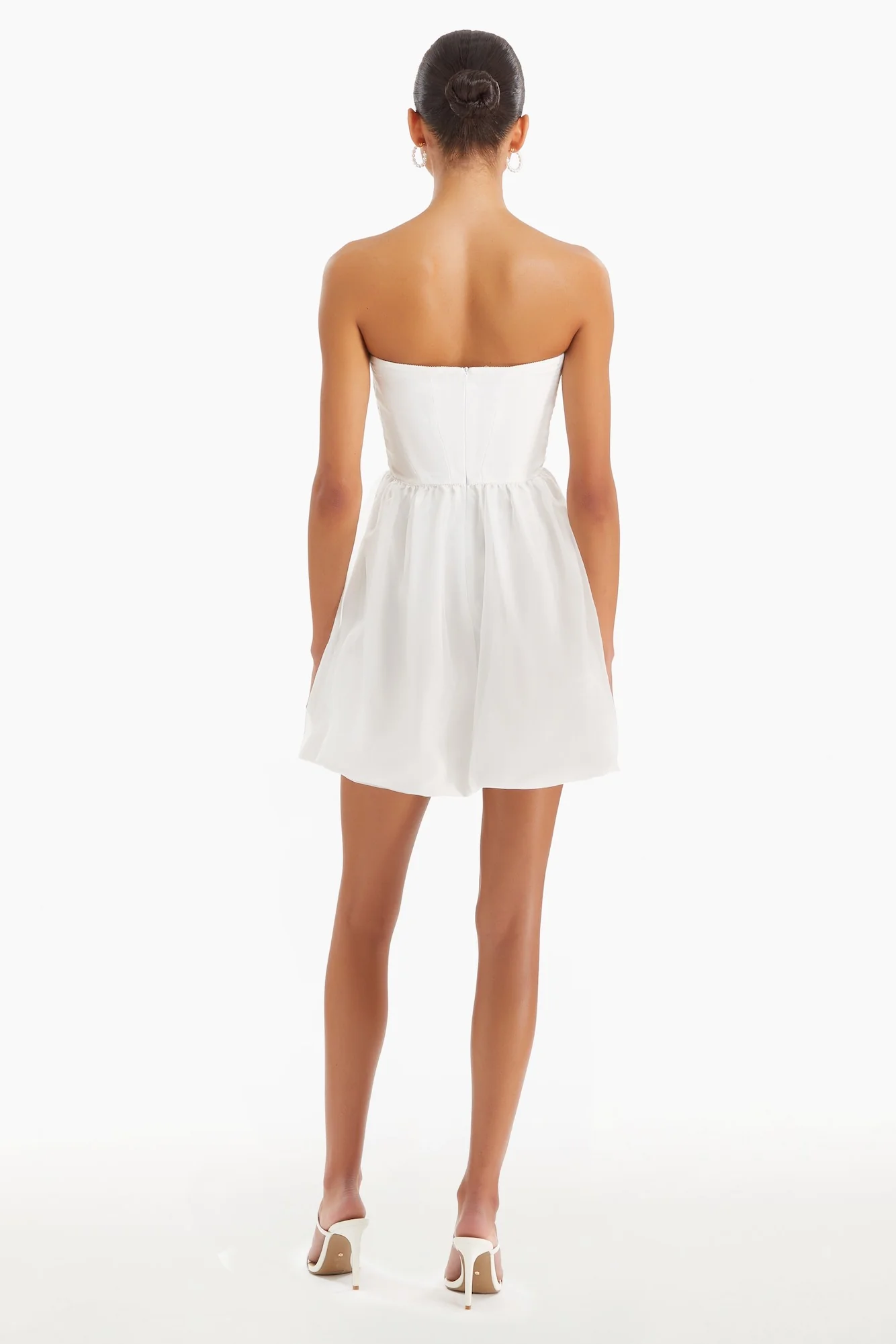 Pompeo Mini Dress with Pearl Trim
