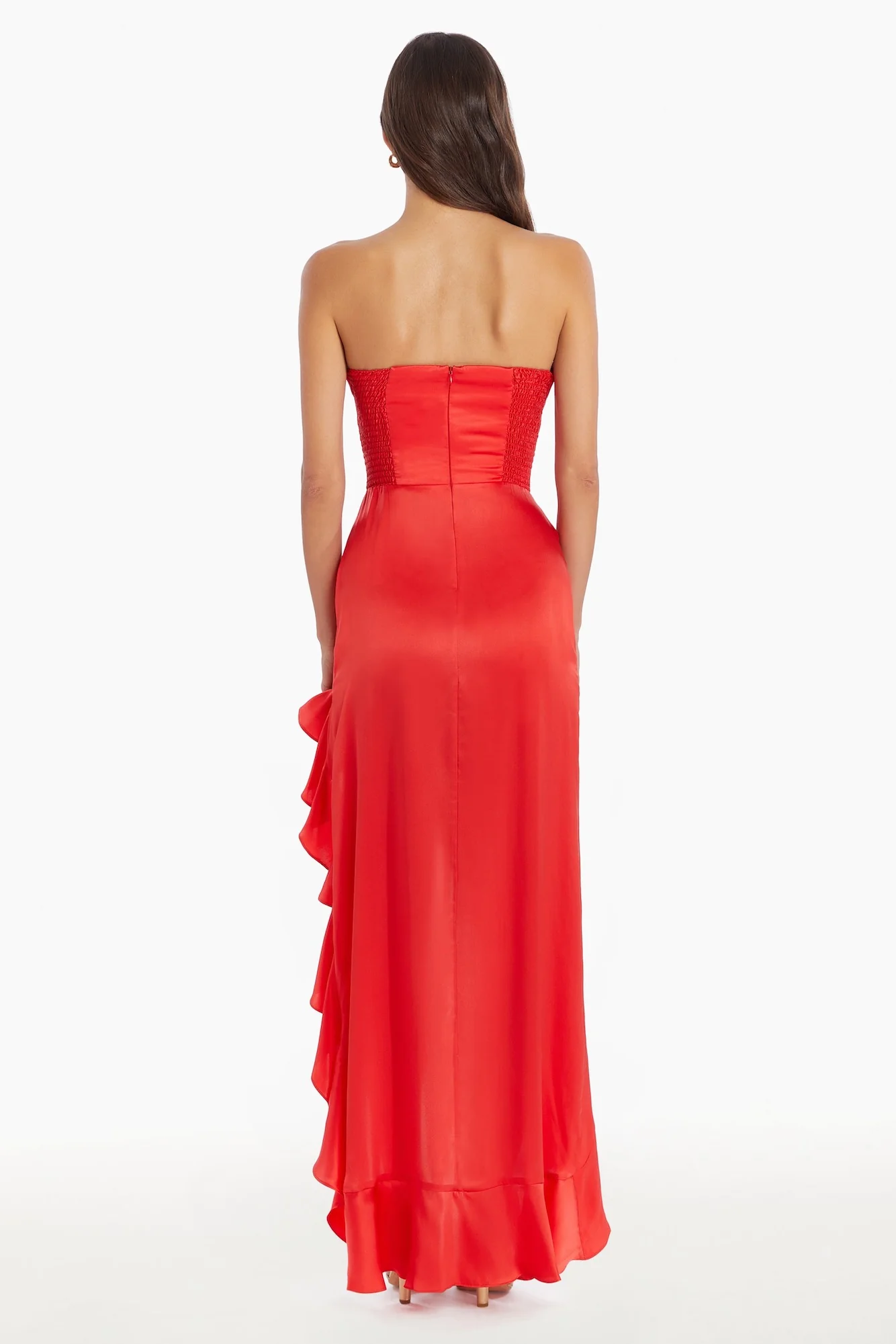 Elegantly Dressed Maxi Dress Red