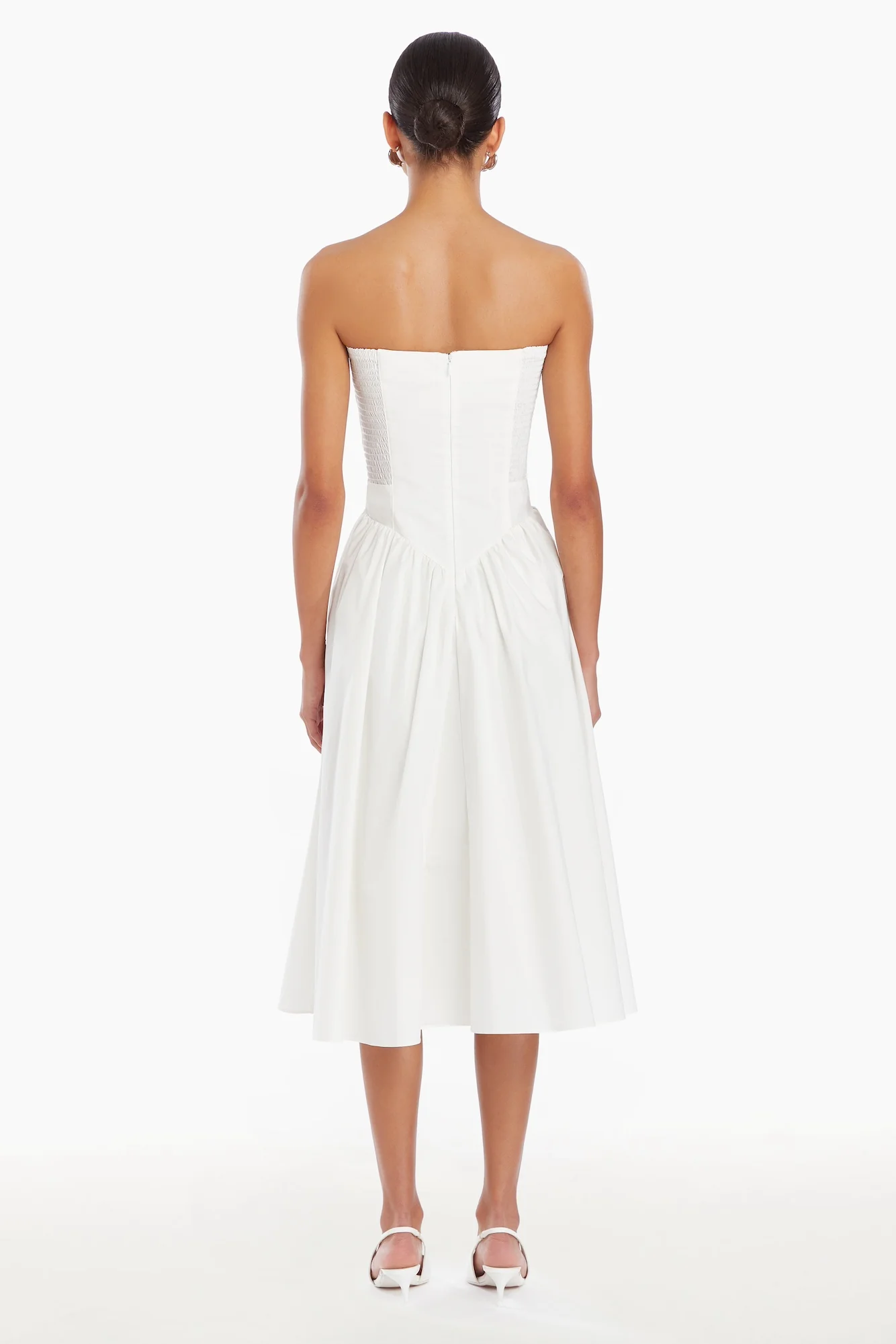 Strapless Holland Maxi Dress White