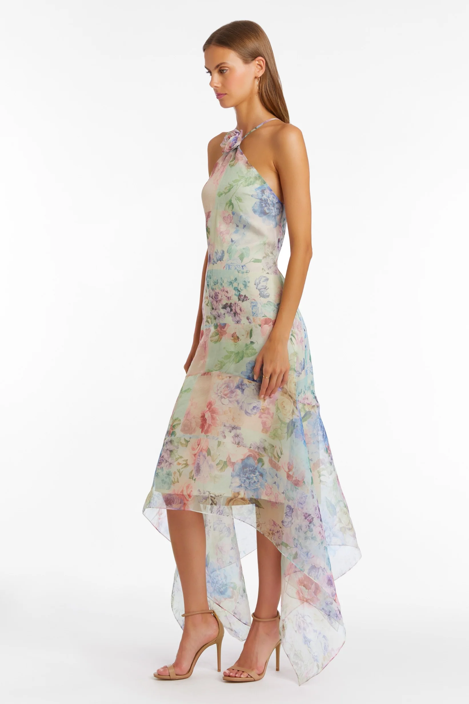 Natalie Spaghetti Straps Midi Dress