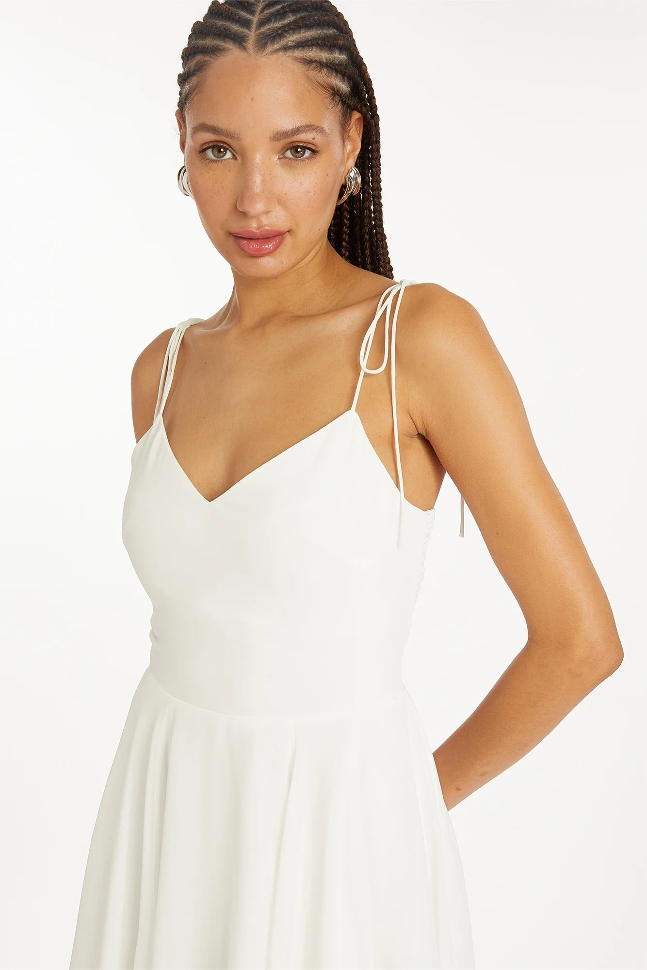 Clemenza Mini Dress White