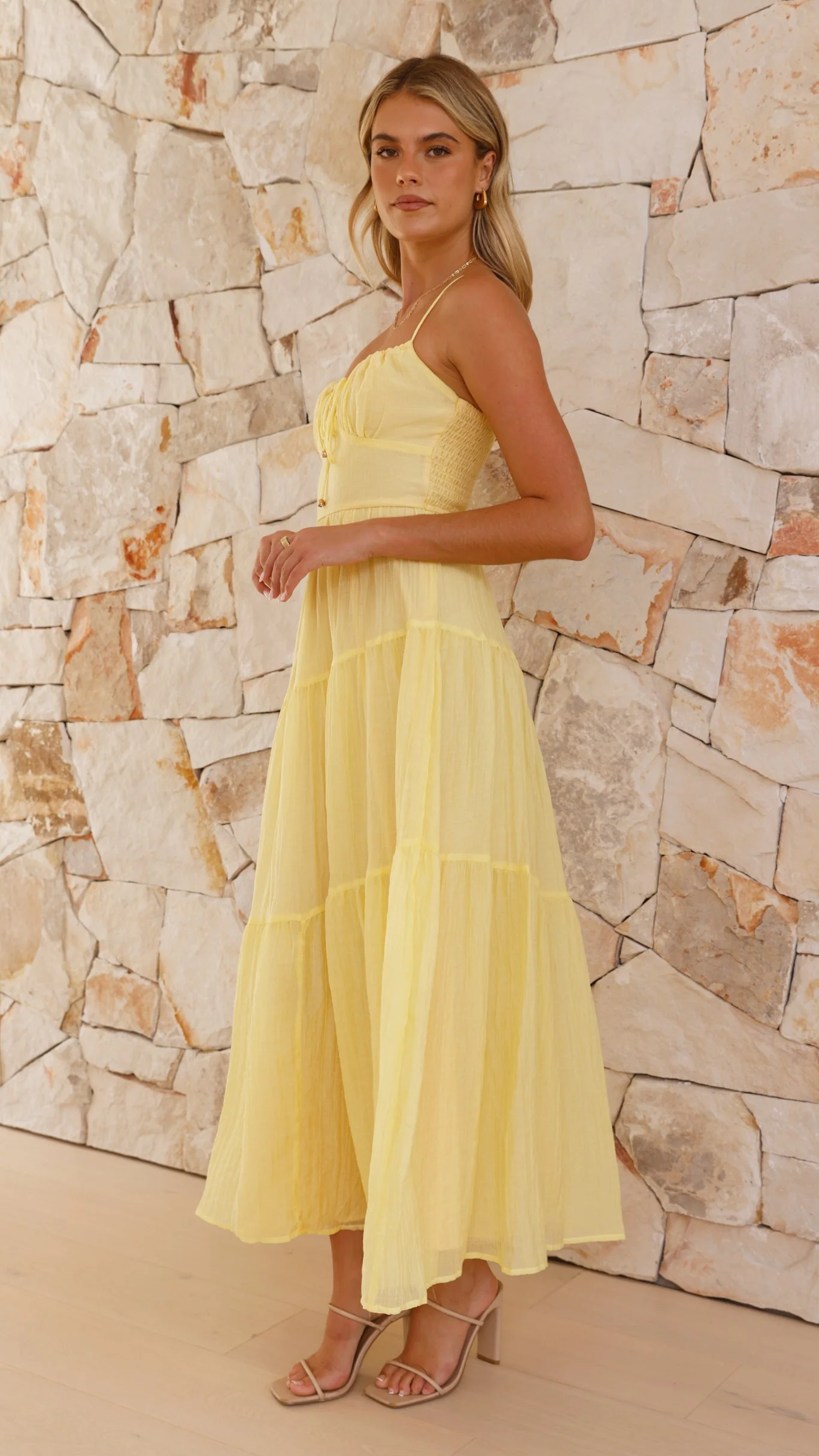 Cove Maxi Dress - Yellow