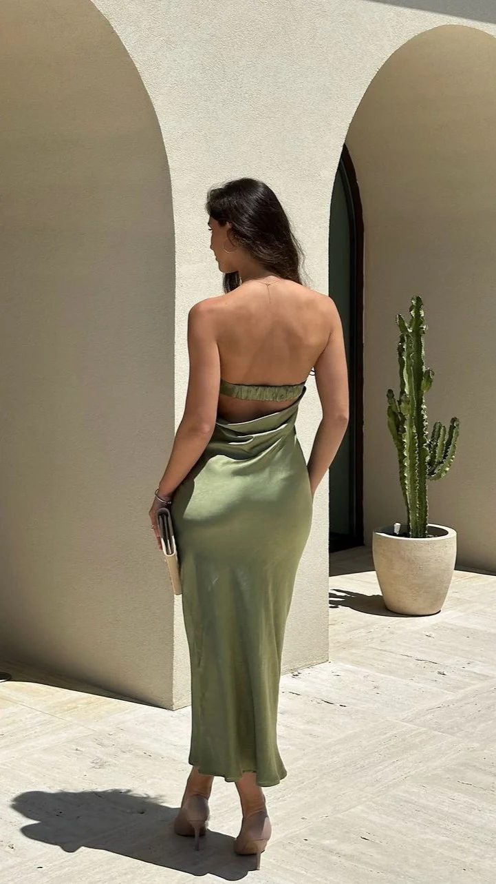 Gisele Maxi Dress - Olive
