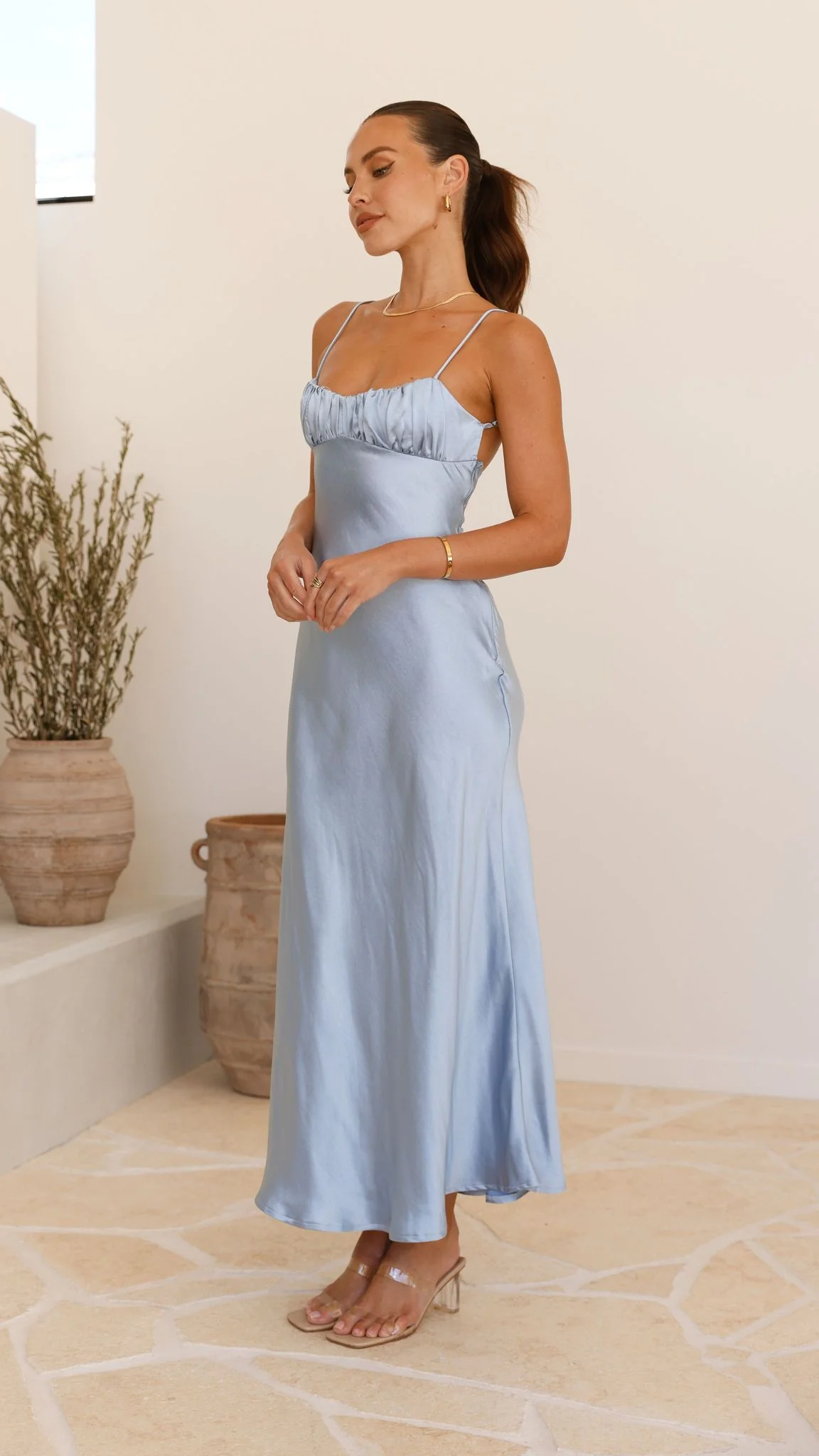 Rue Maxi Dress - Blue