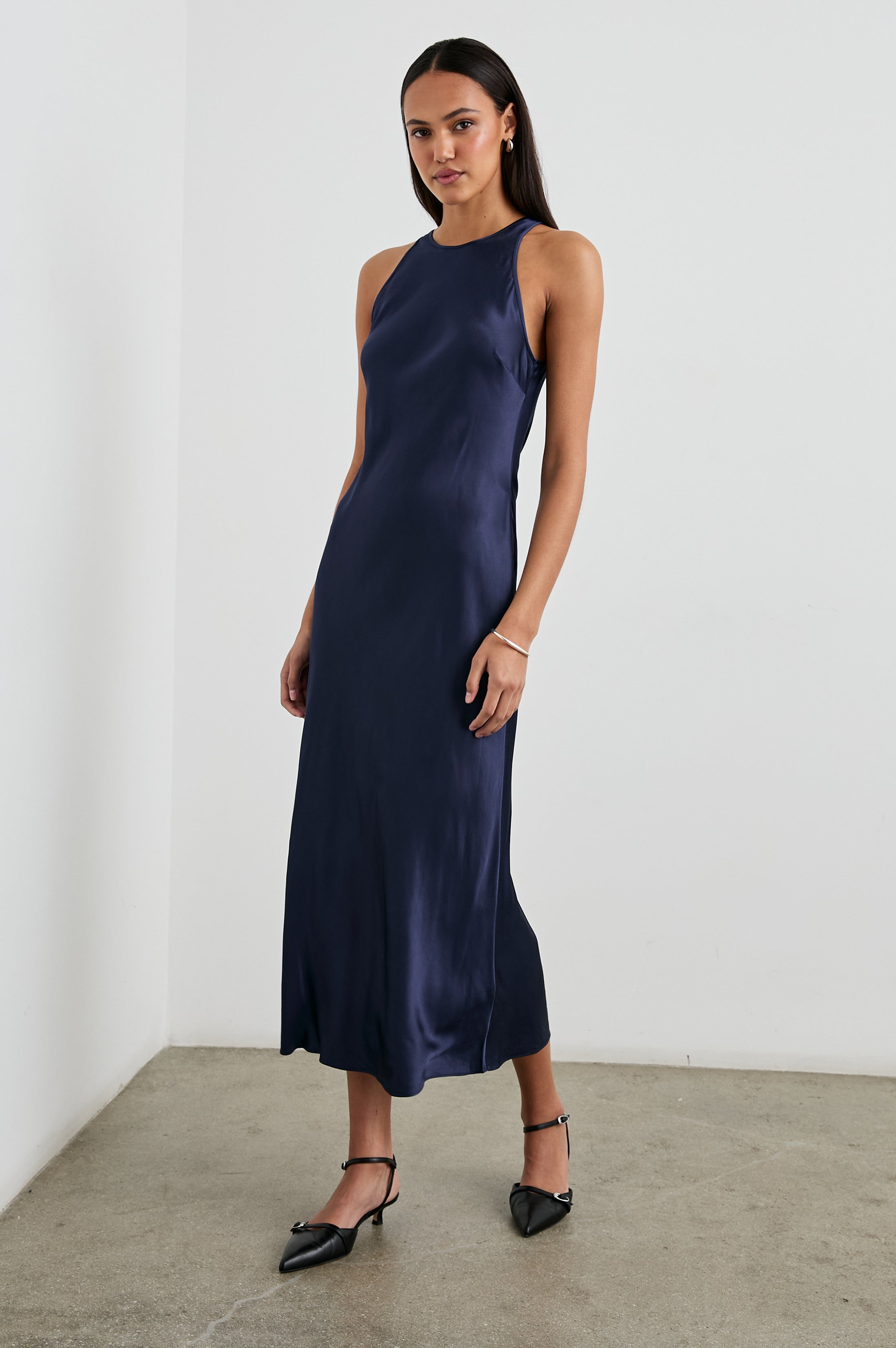 Monique Navy Maxi Dress