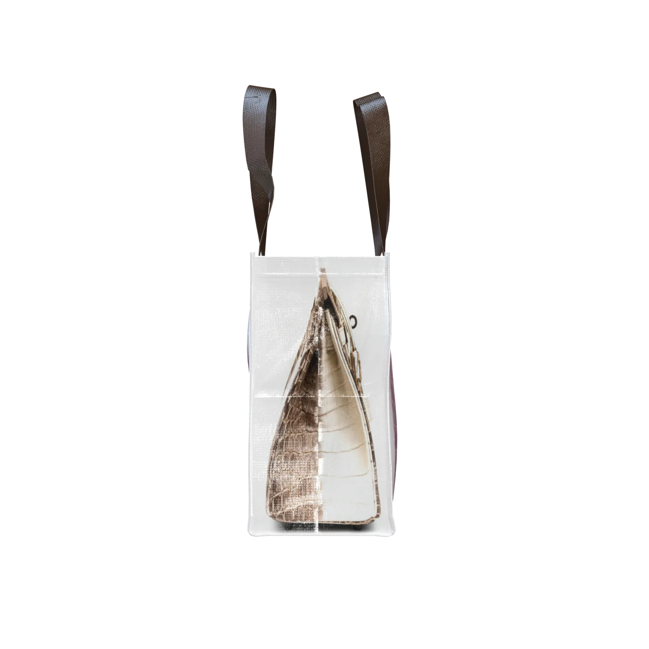 Grocery Bags Creative Parody Platinum Bag Print Woven Bag Fire Over The Net Birkin Fitness Casual Bag