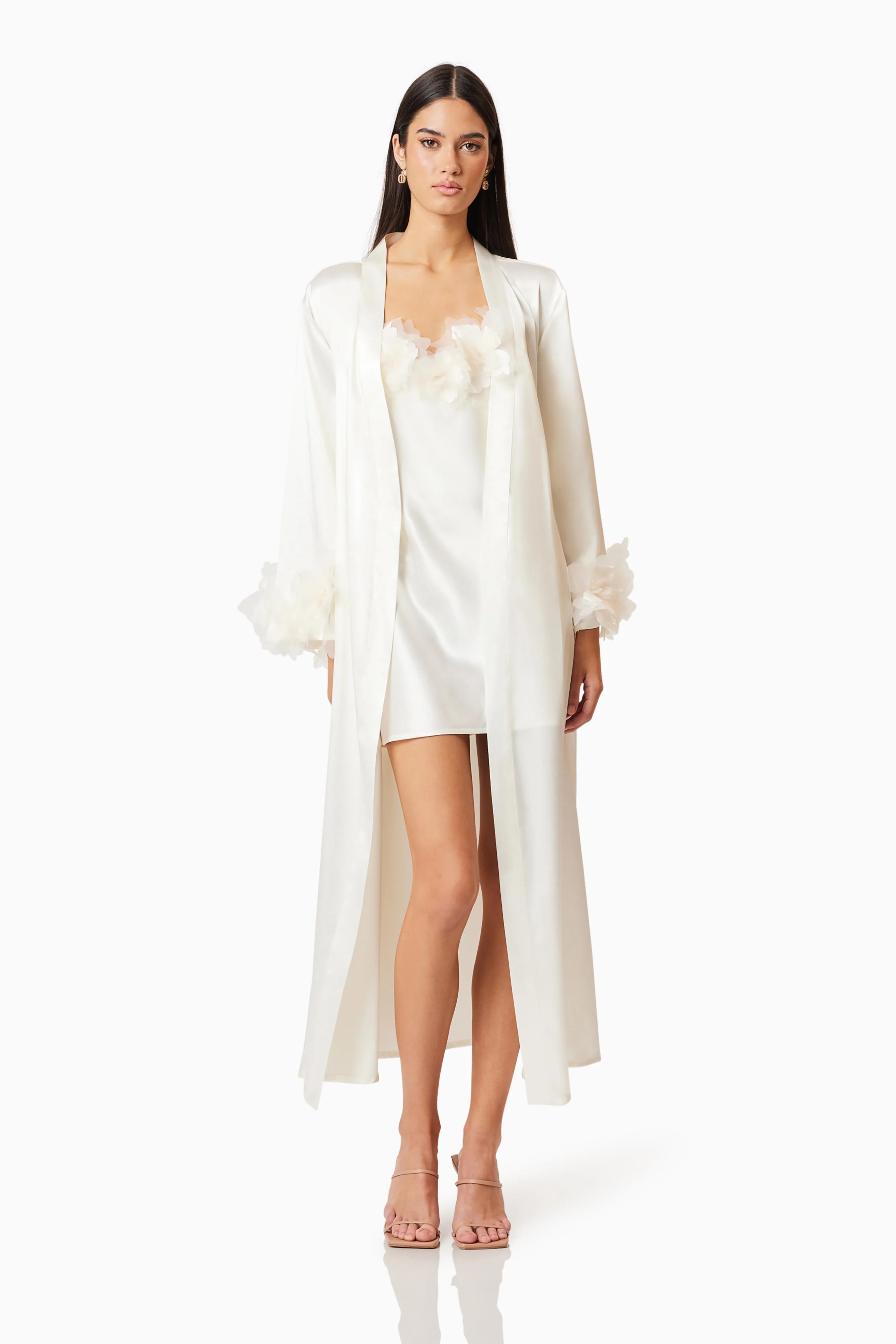 Katalina Robe in White