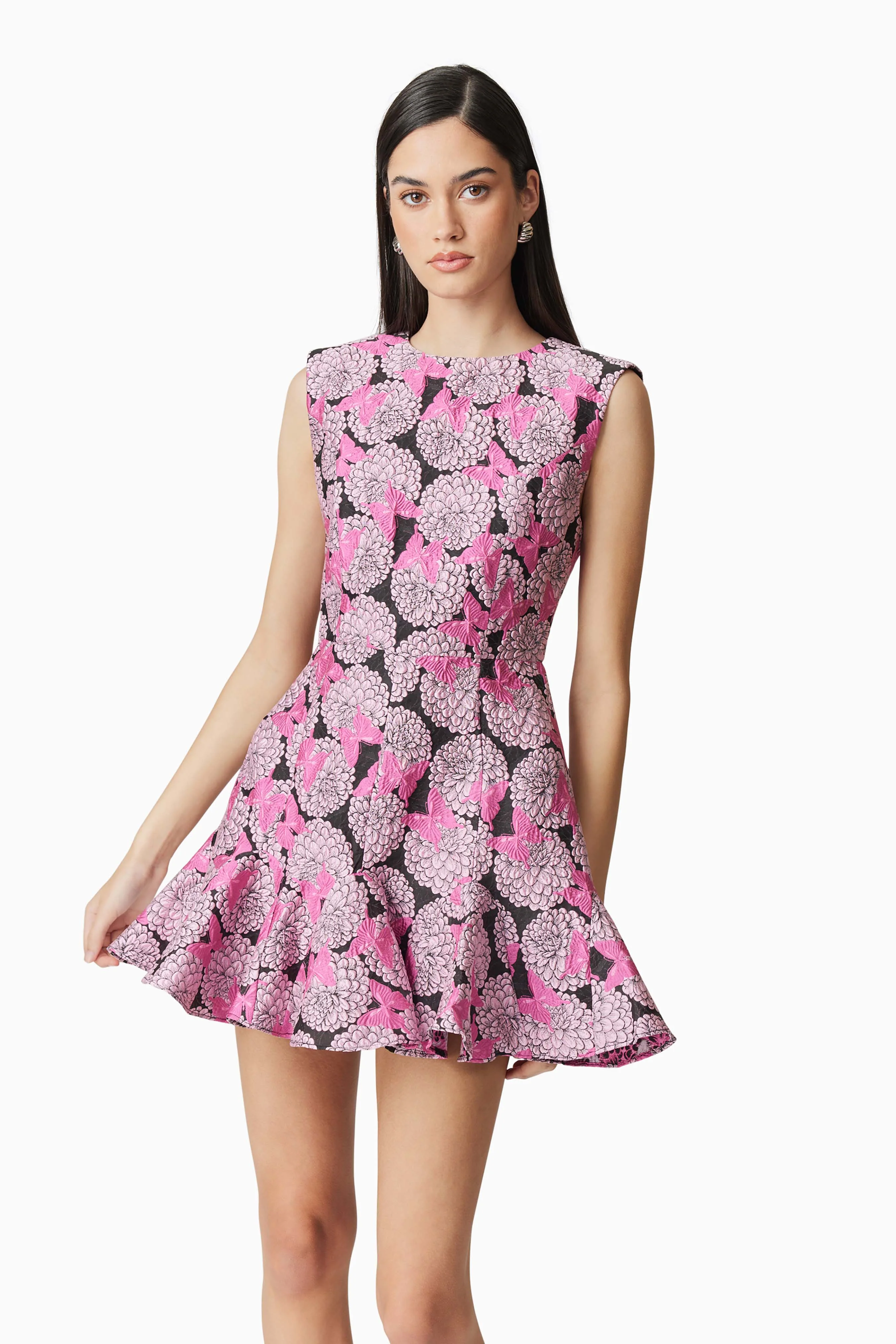 Aimee A-Line Mini Dress in Pink