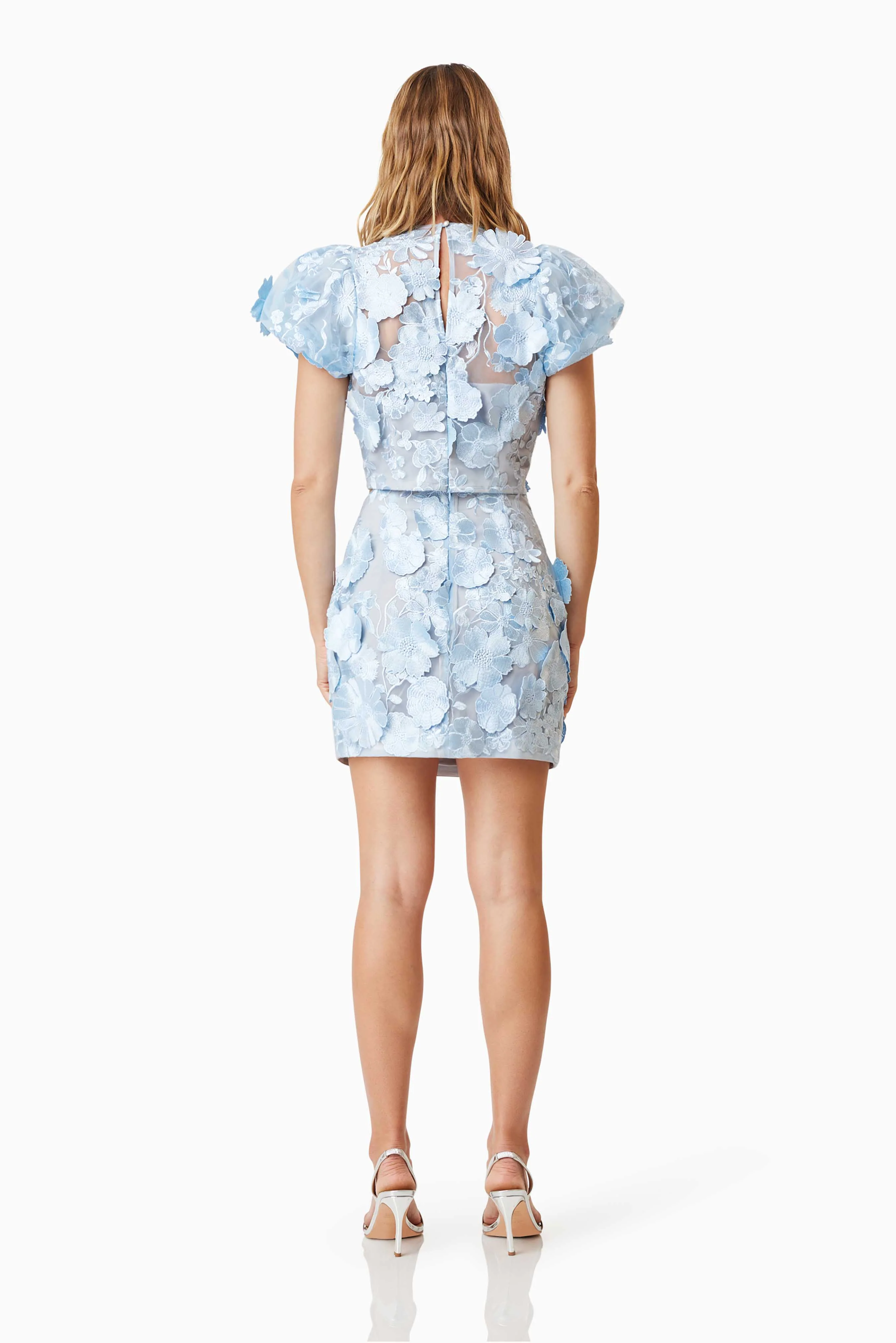 Selene Floral Set In Blue