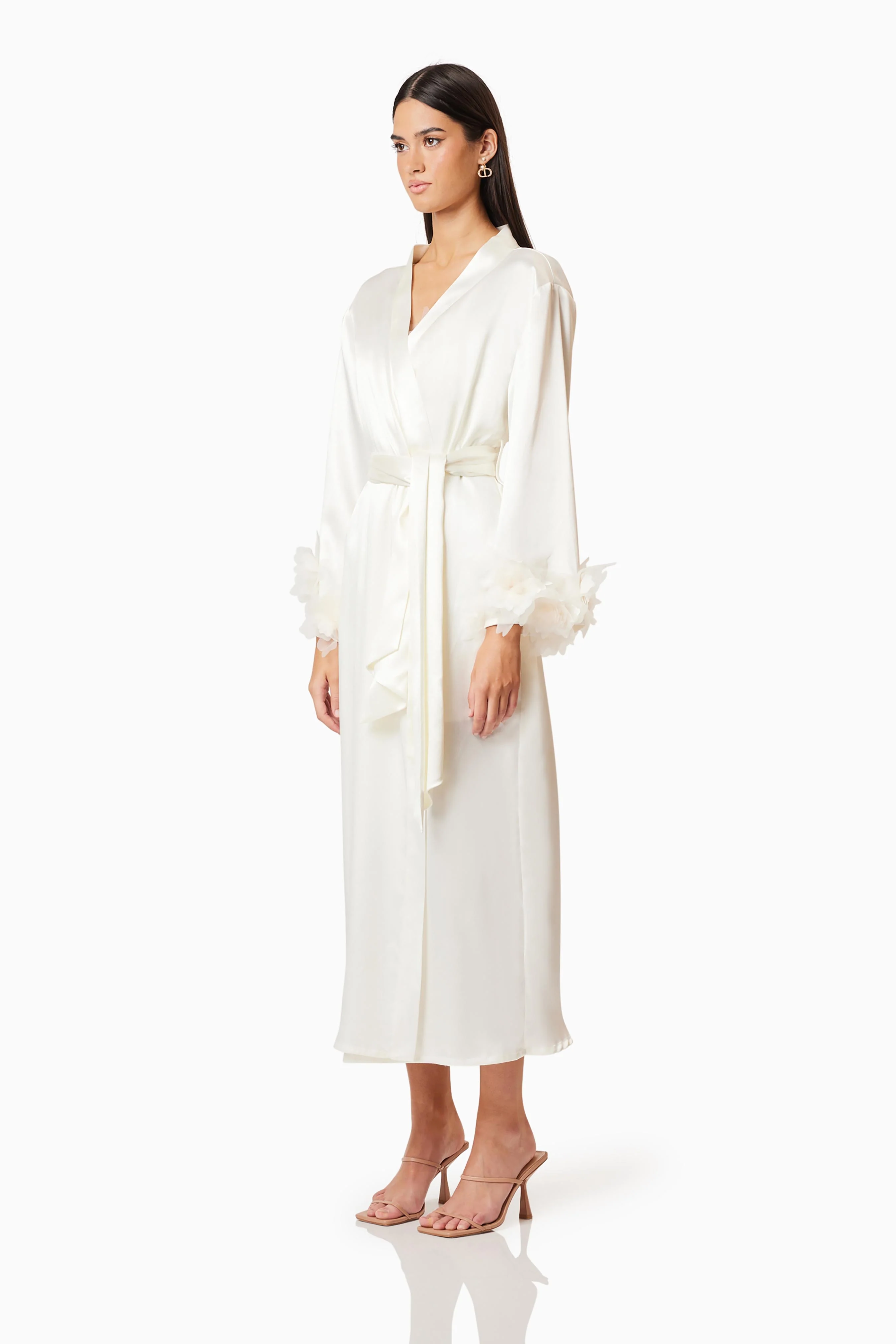 Katalina Robe in White