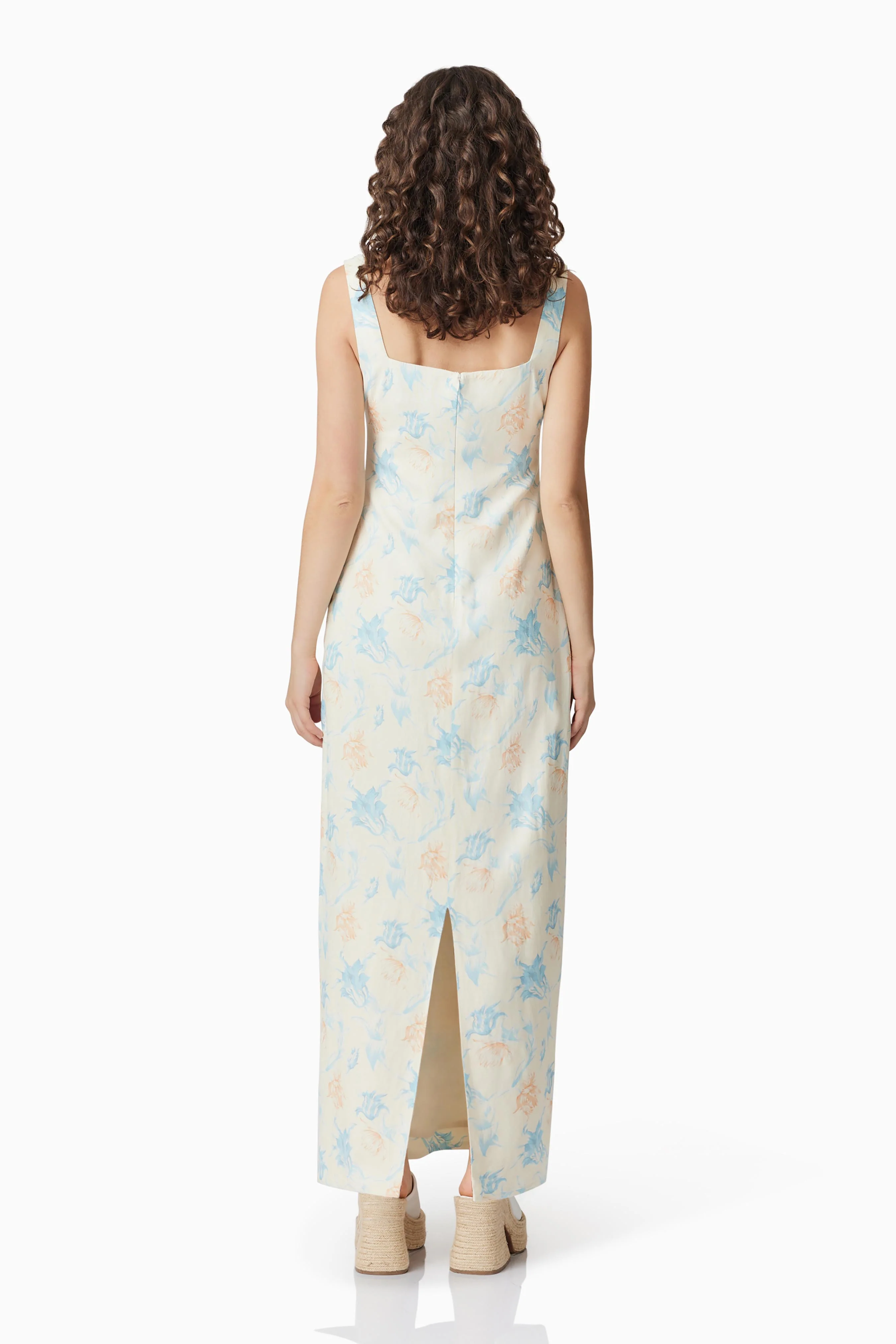 CURAAE Esther Floral Maxi Dress