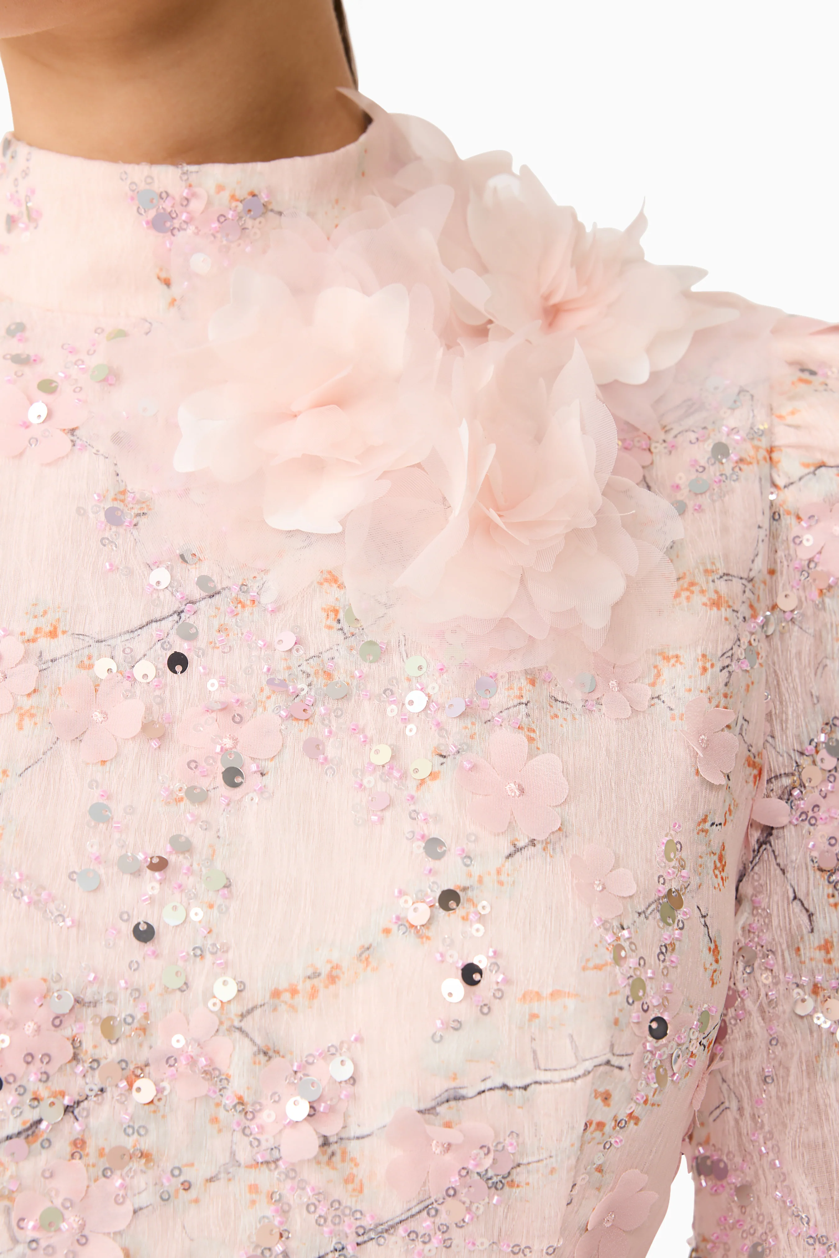 Regina Long Sleeve Dress in Pink