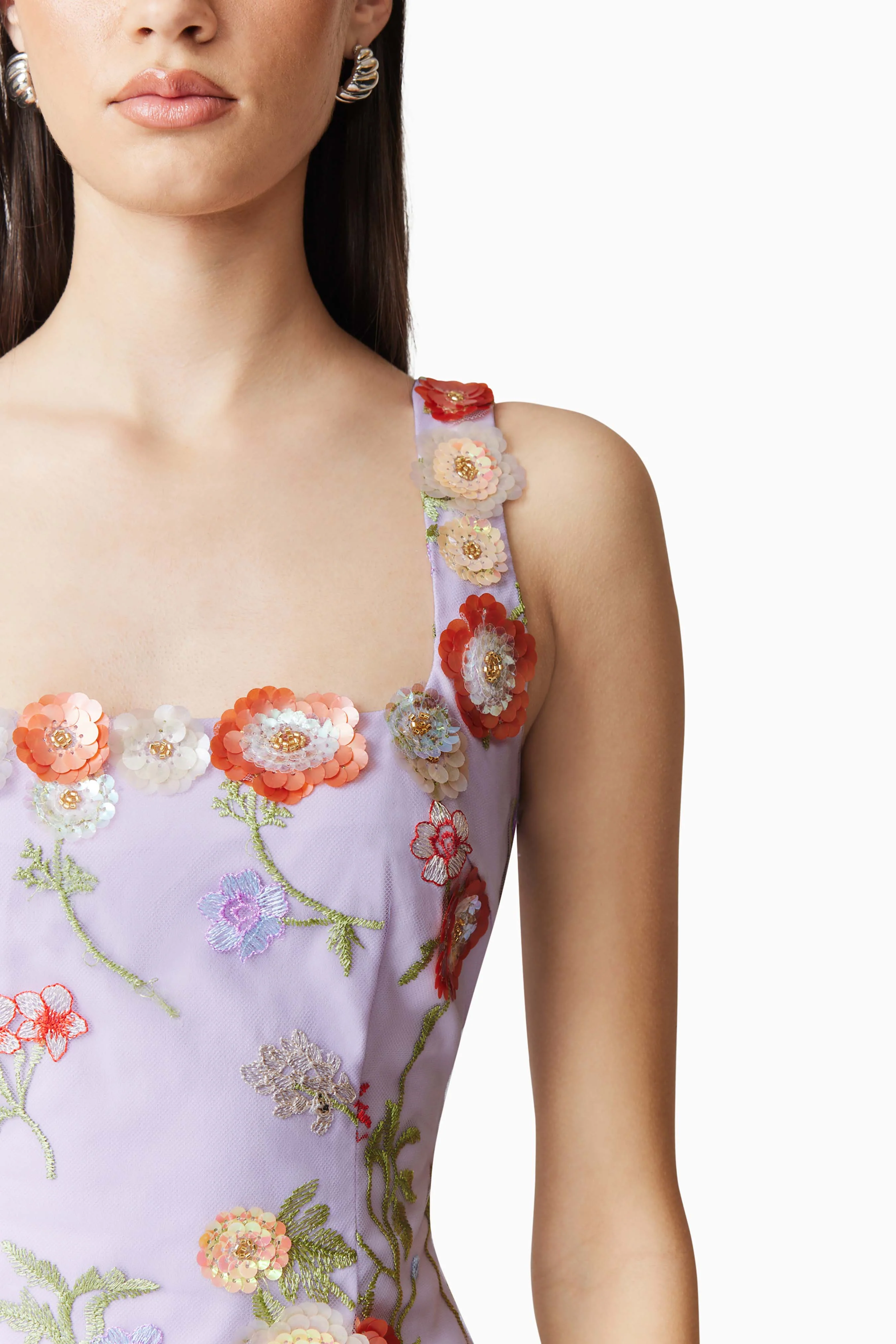 Naya Mini Dress in Purple