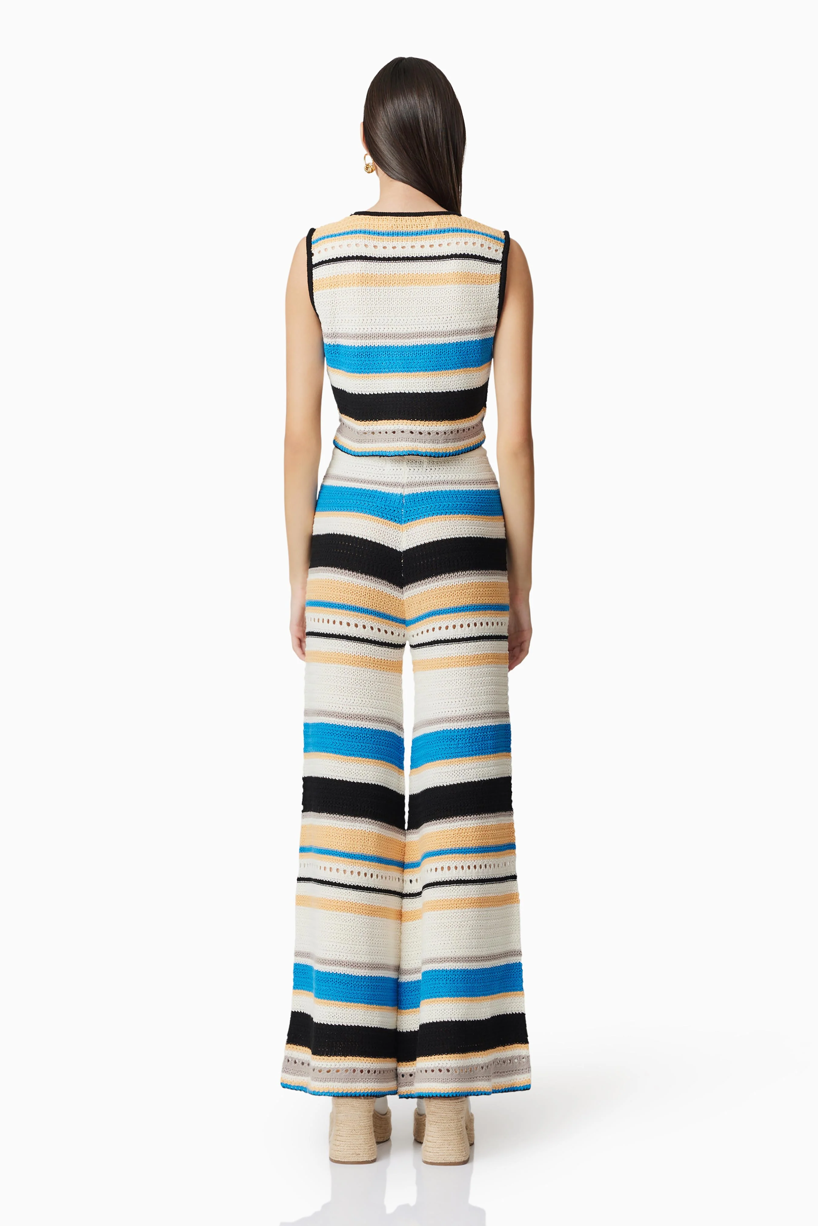 CURAAE Harlow  Knit Striped Trousers