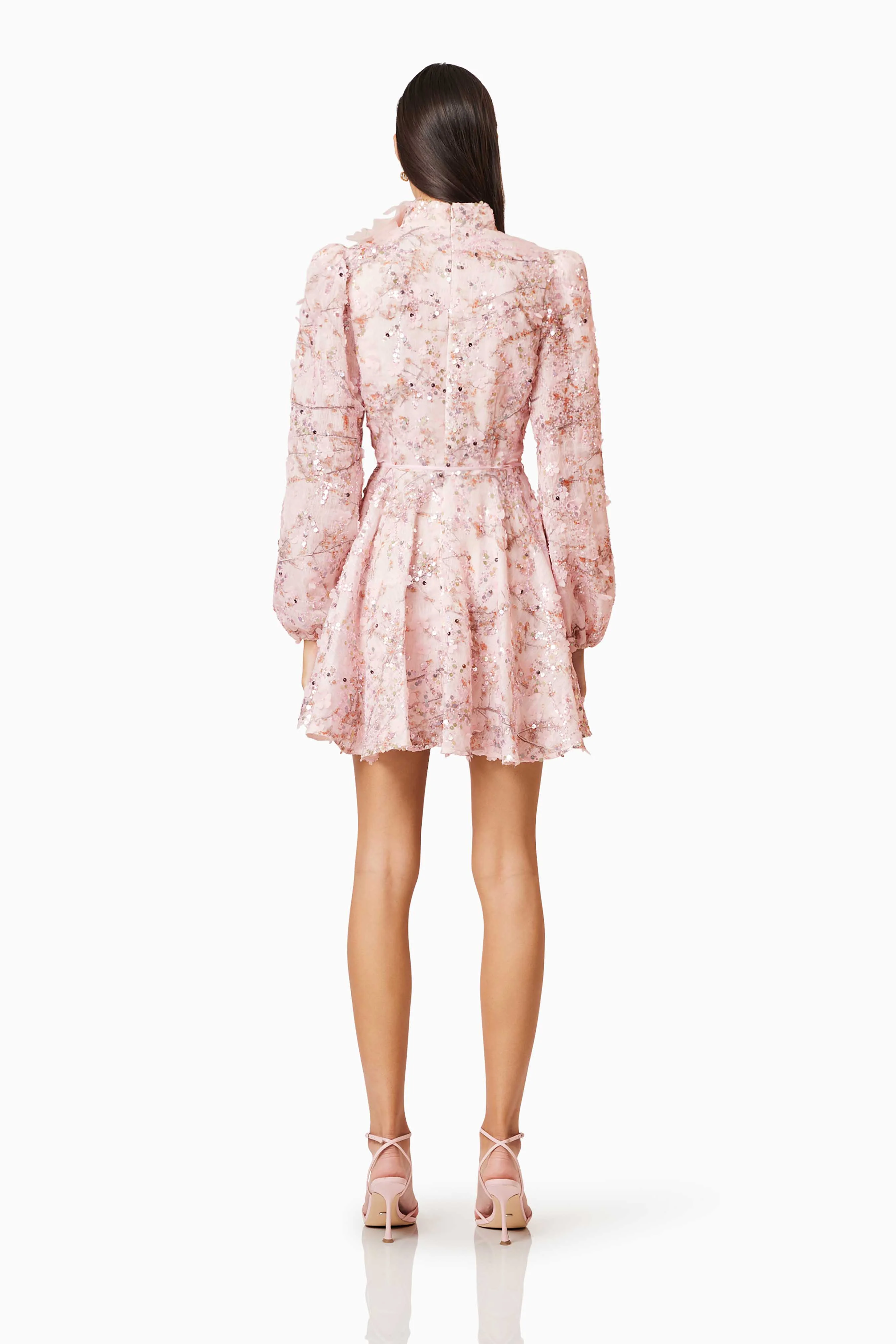 Regina Long Sleeve Dress in Pink