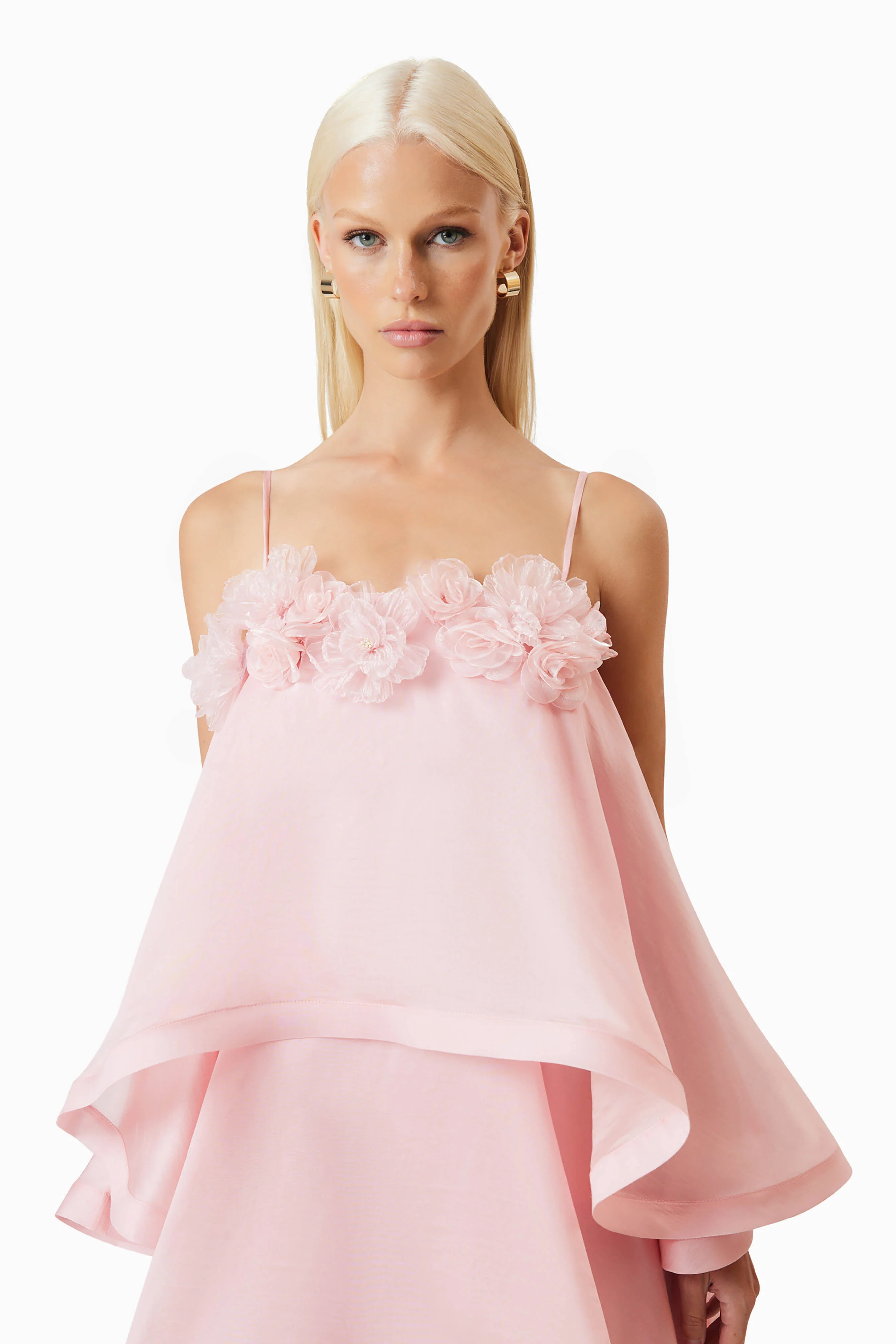 OMR x ELLIATT: Swallowtail Day To Night Maxi Dress In Pink