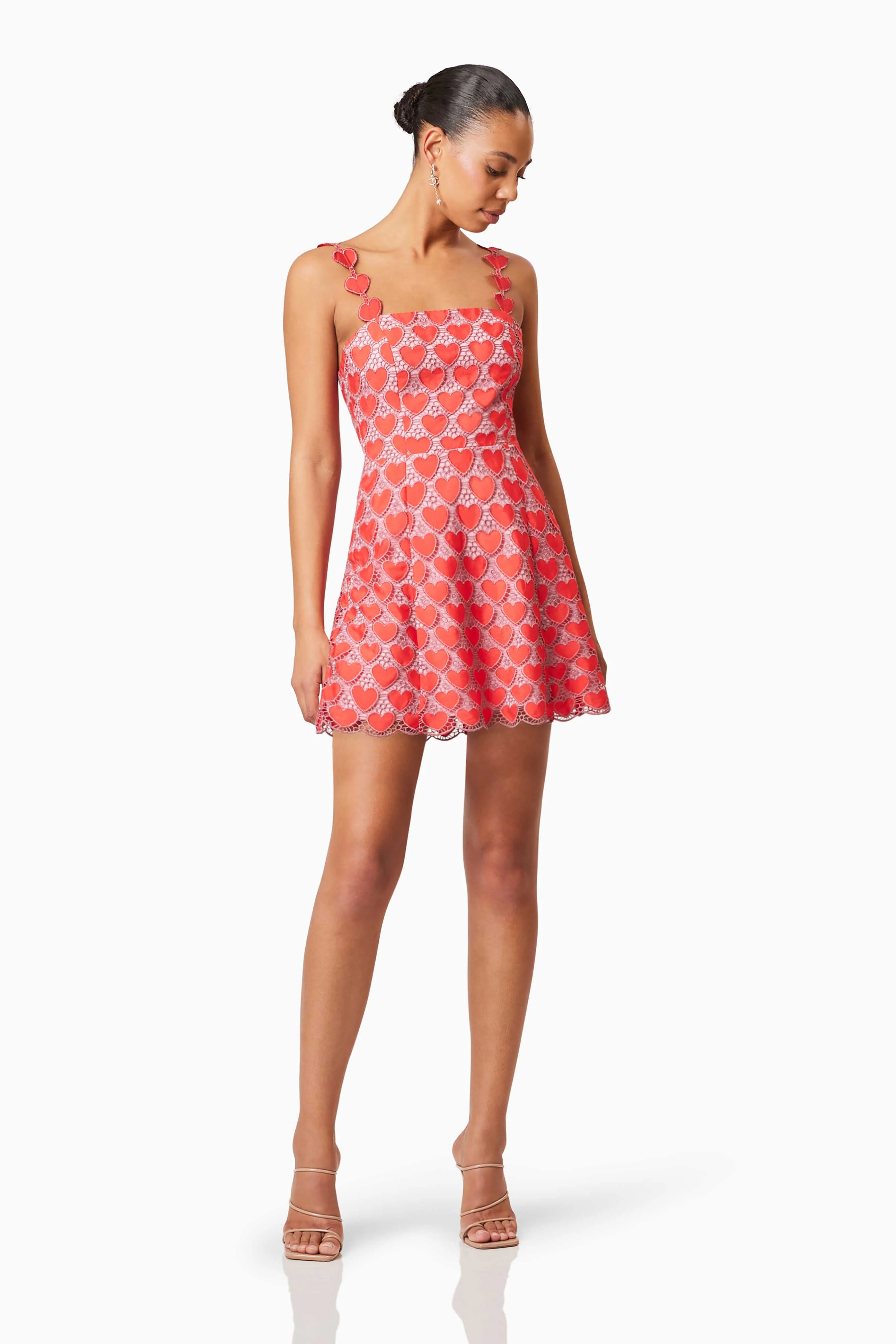 Heartthrob Mini Dress In Red