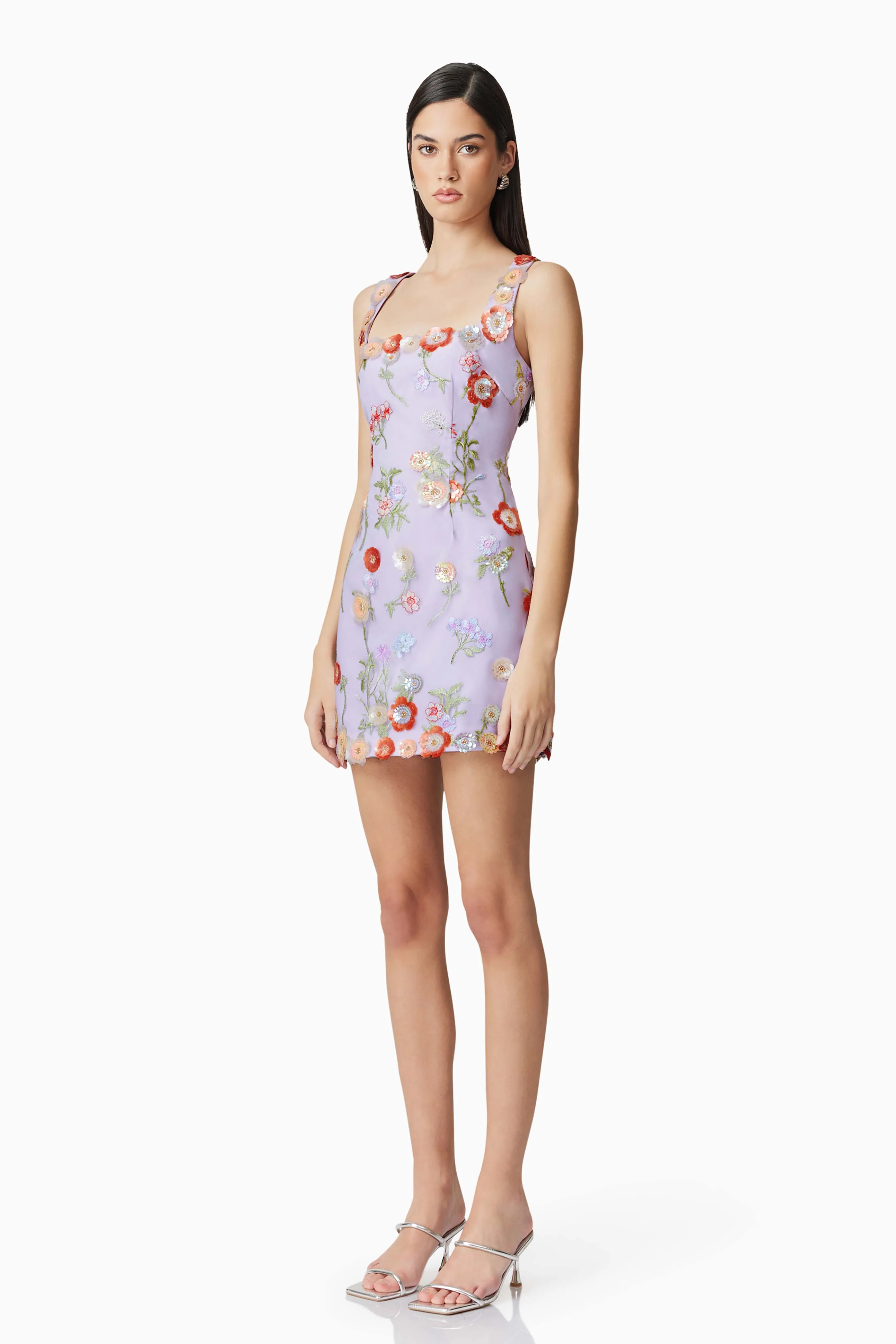 Naya Mini Dress in Purple