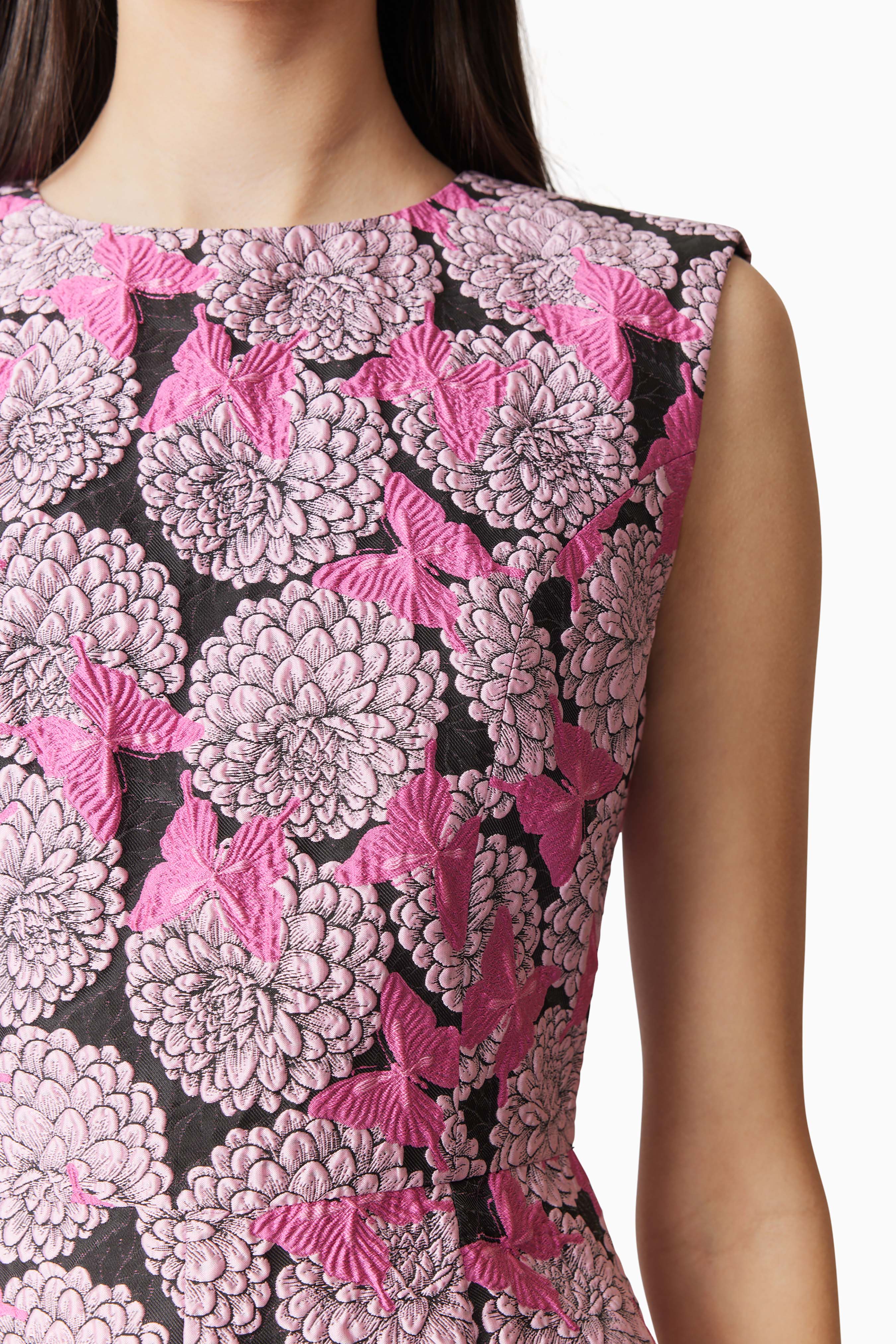 Aimee A-Line Mini Dress in Pink