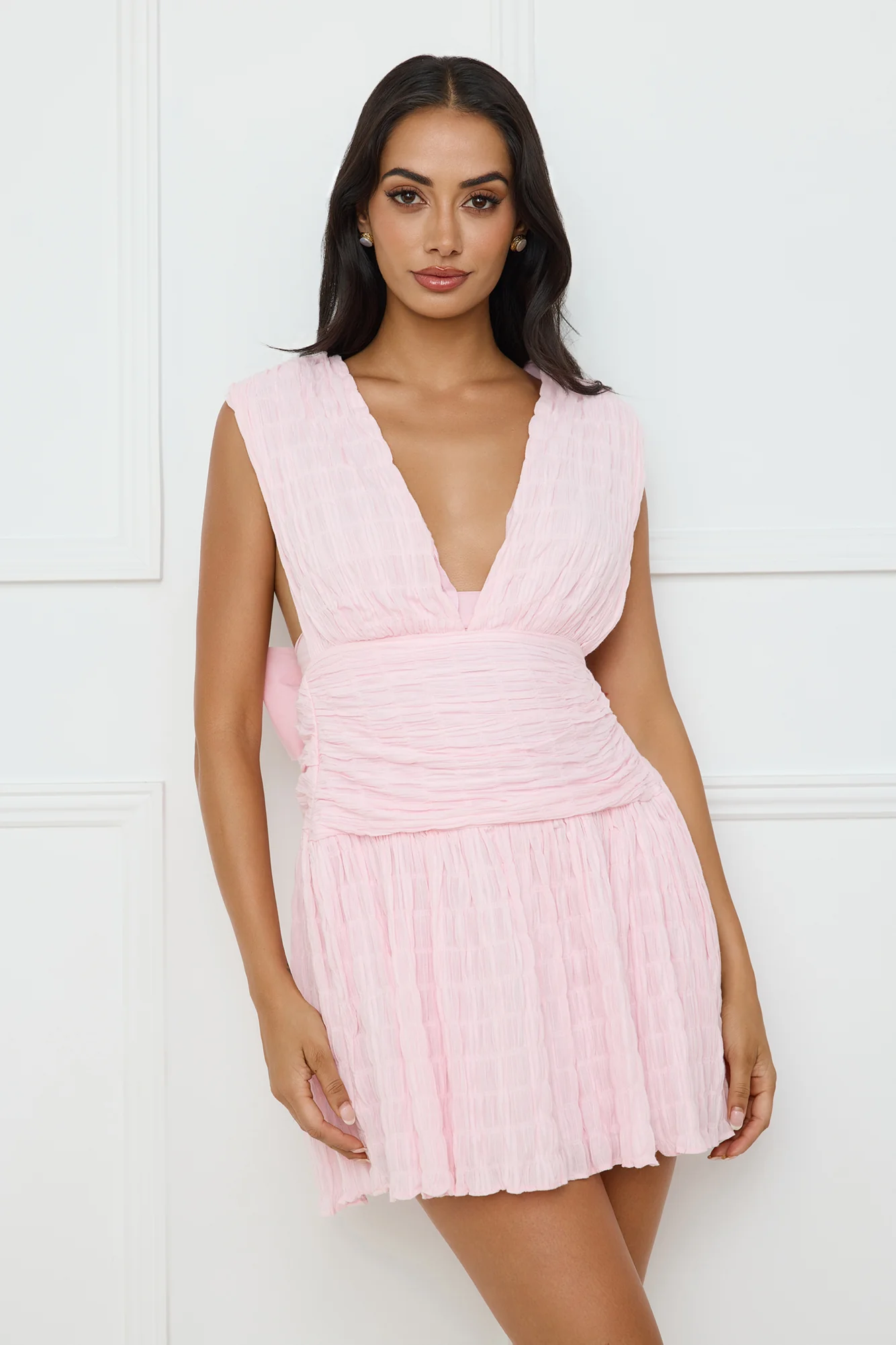 Light And Luxe Mini Dress Pink