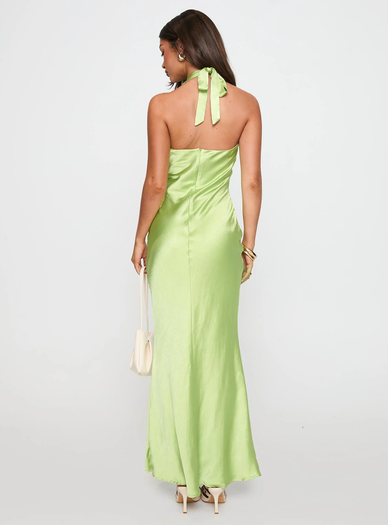 Gloriana Halter Maxi Dress Green