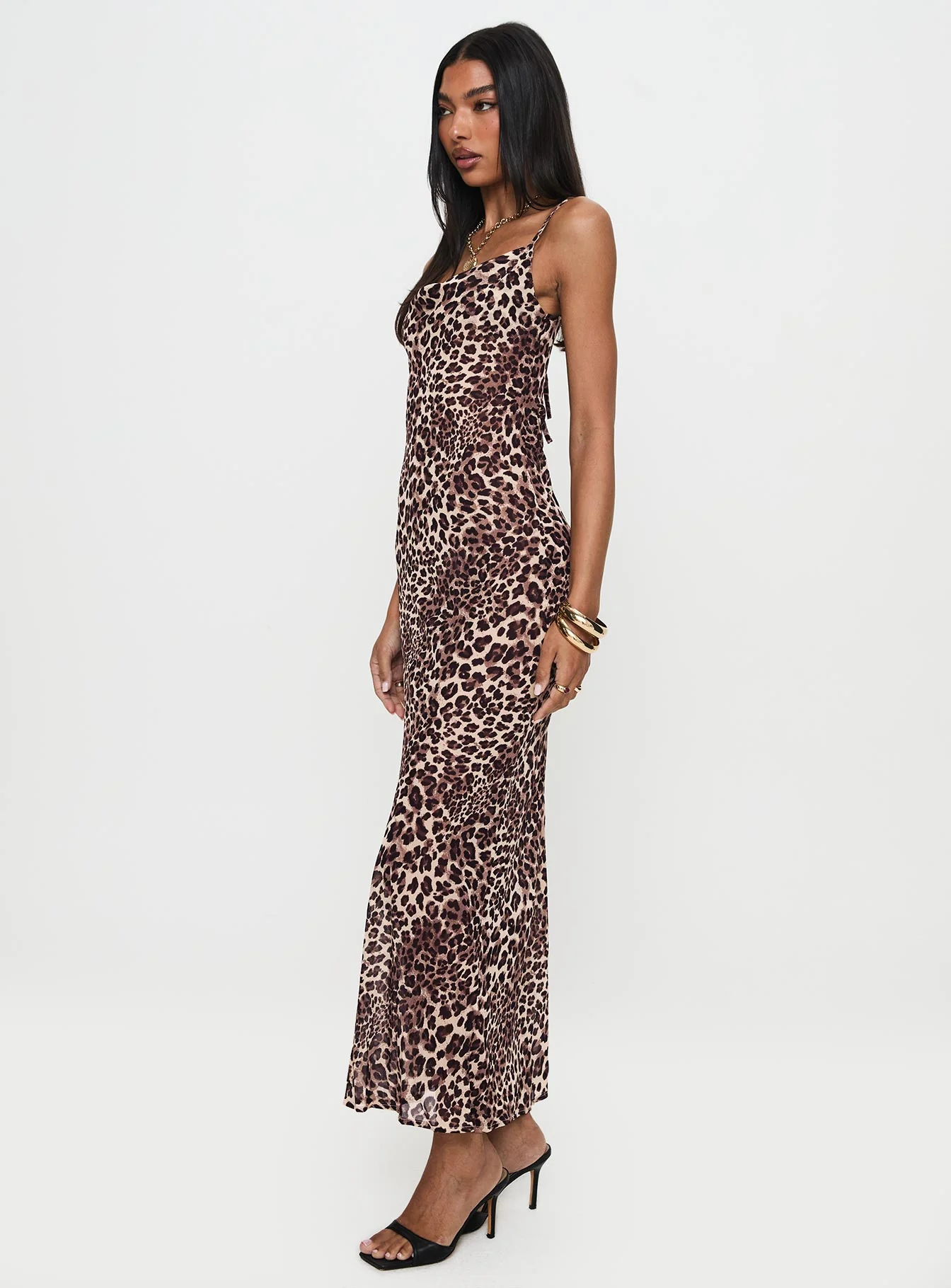 Paolina Maxi Dress Leopard