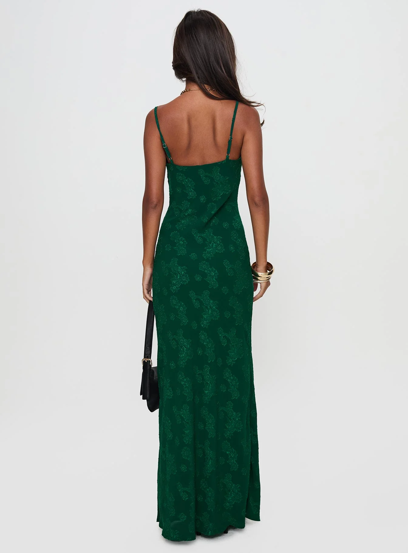 Ginette Maxi Dress Forest Green