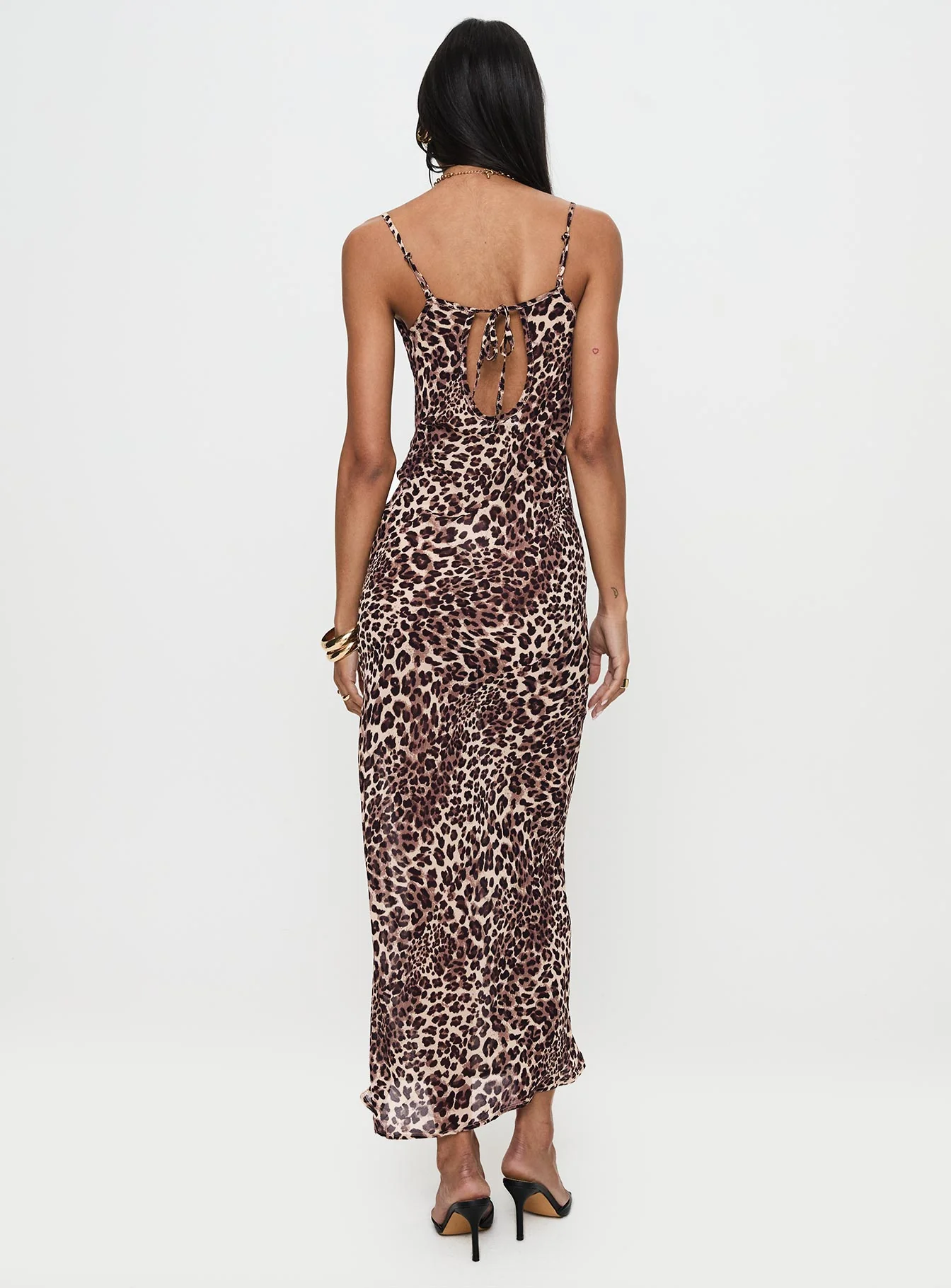 Paolina Maxi Dress Leopard