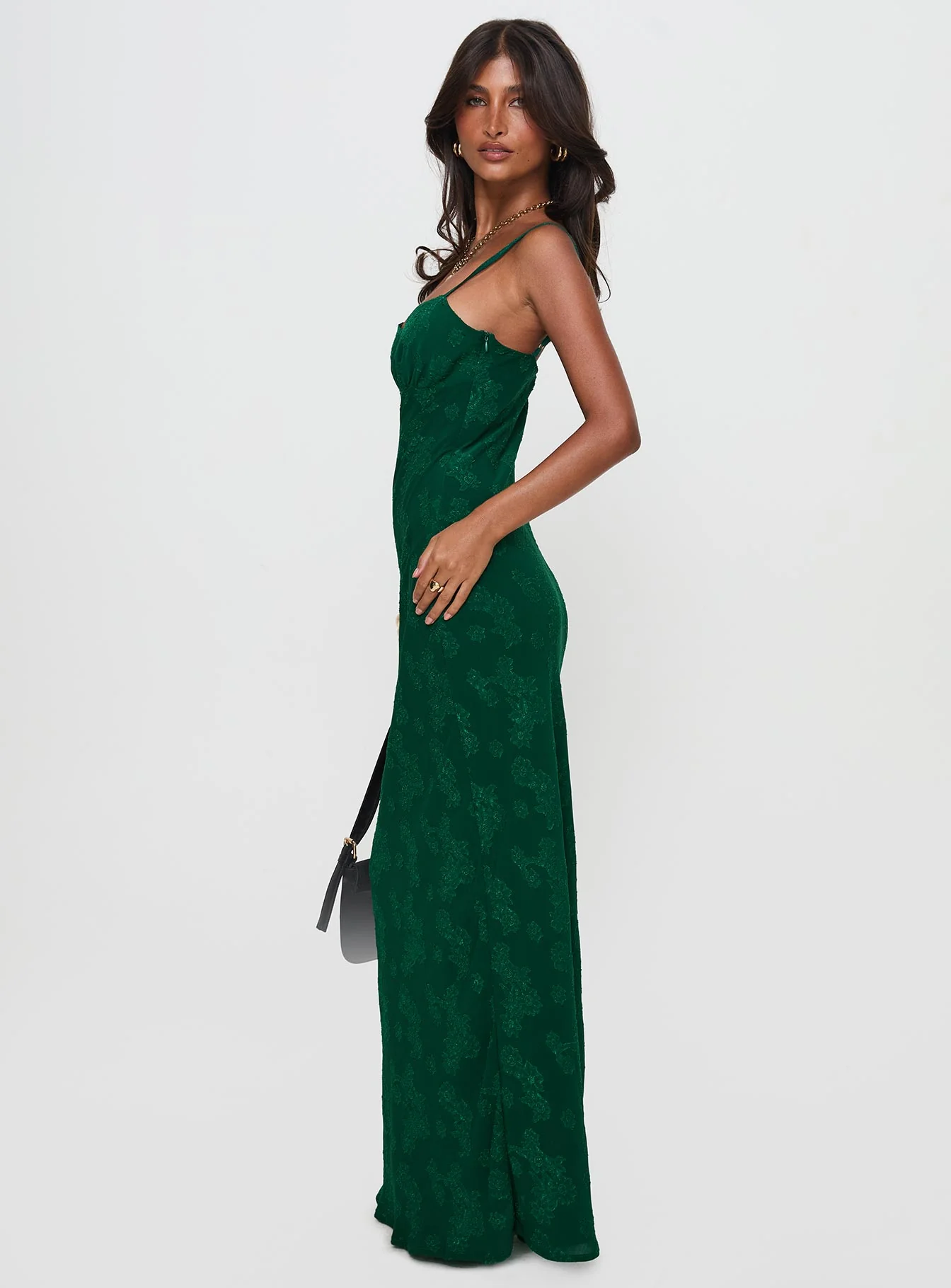 Ginette Maxi Dress Forest Green