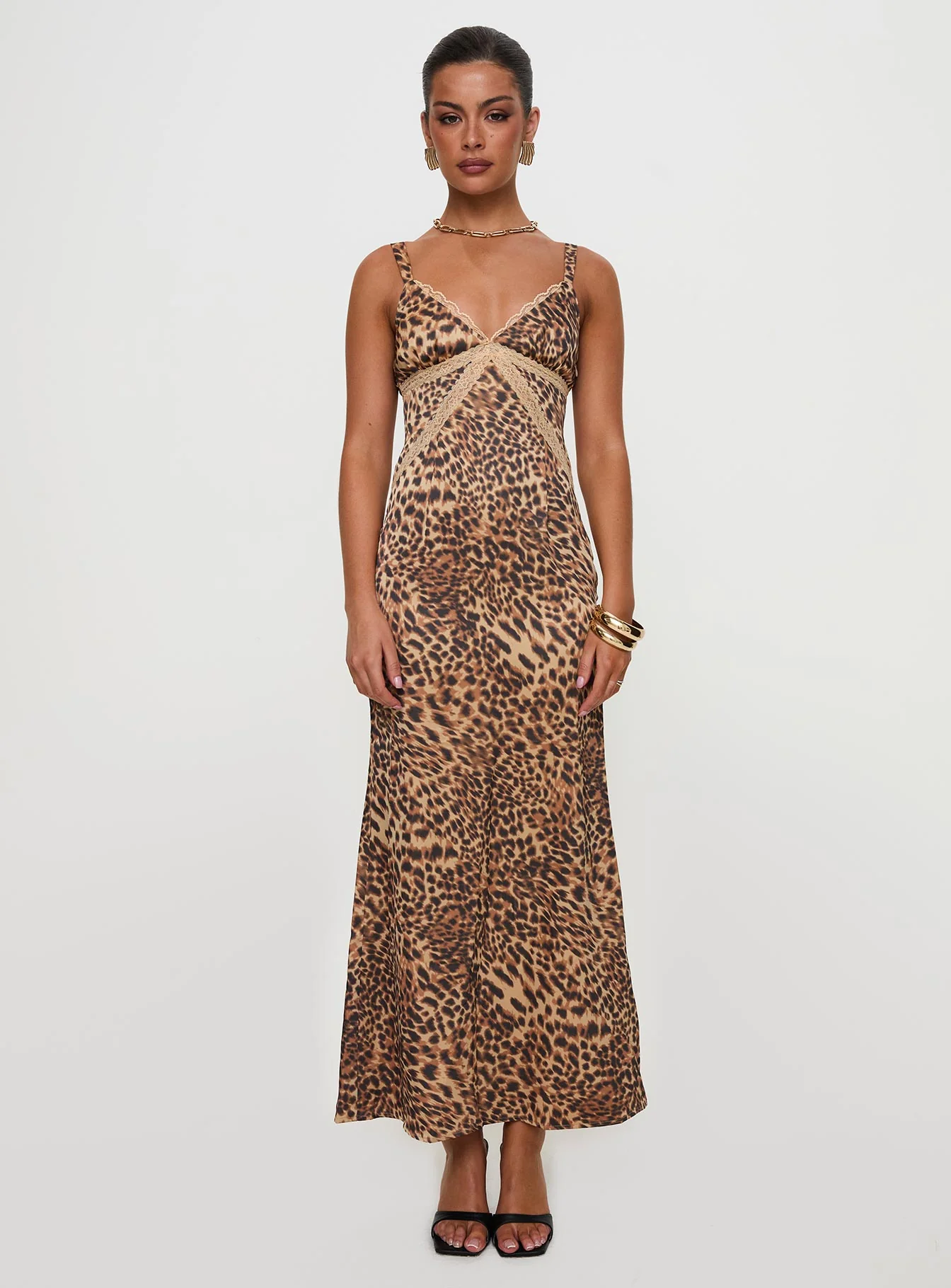 Sanctuary Maxi Dress Leopard
