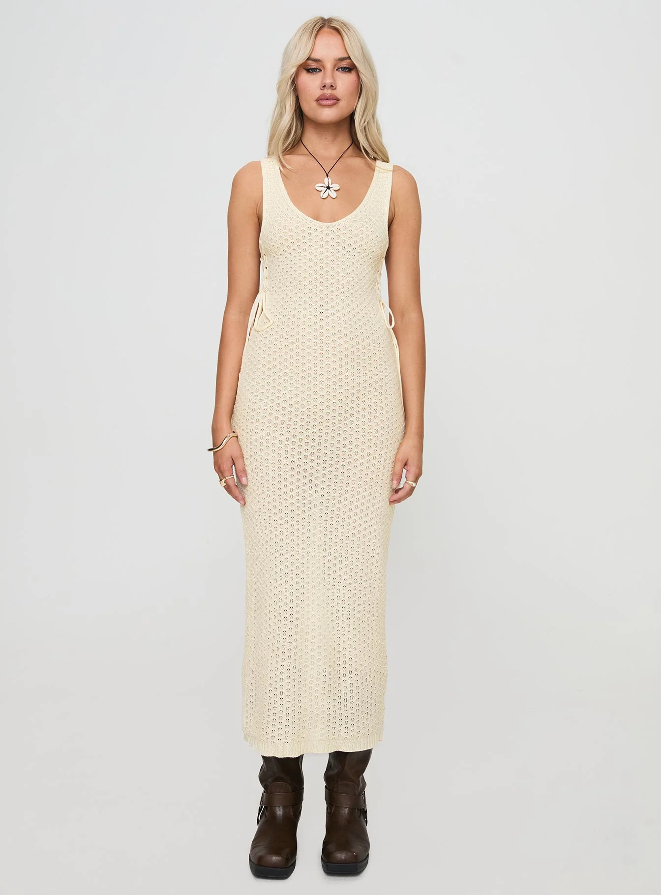 Cosmoth Maxi Dress Cream