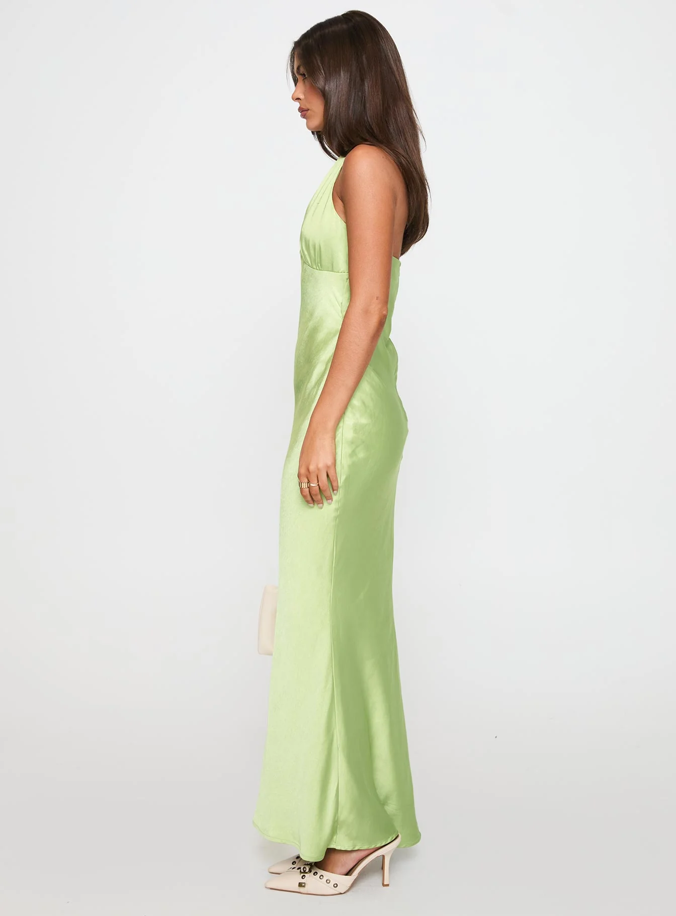 Gloriana Halter Maxi Dress Green