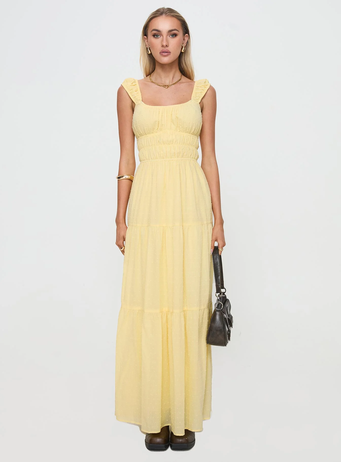 Skieler Maxi Dress Lemon