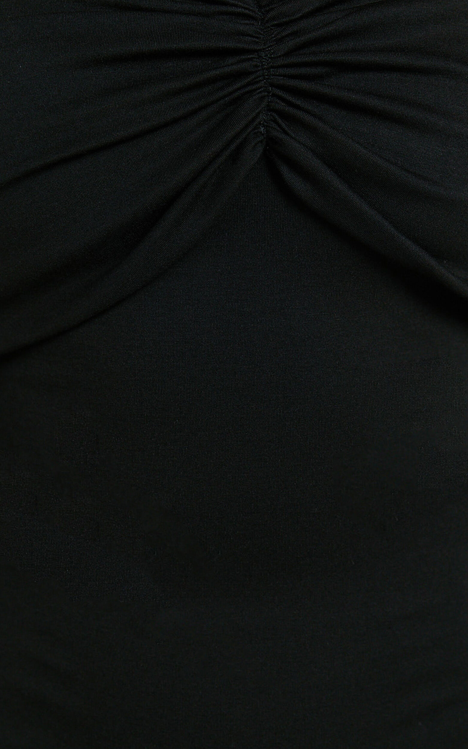 Rani Mini Dress - Off Shoulder Long Sleeve Bodycon Dress in Black