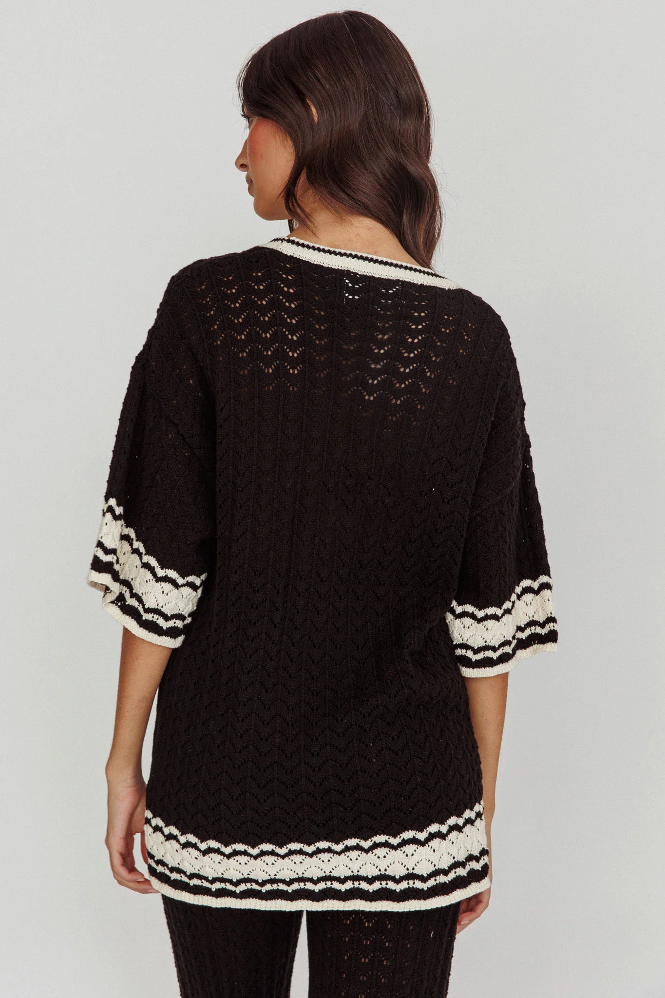 Rhodes Cotton Relaxed Knit Shirt Black