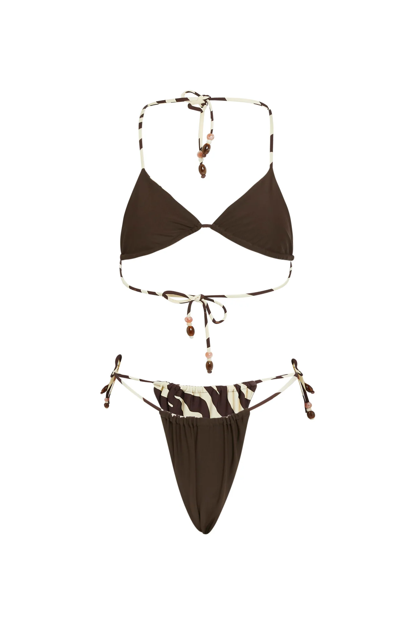 VDM The Label Blair Zebra Reversible Top