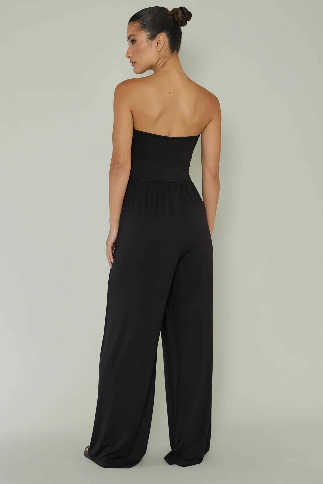 Morocca Strapless Jumpsuit Black