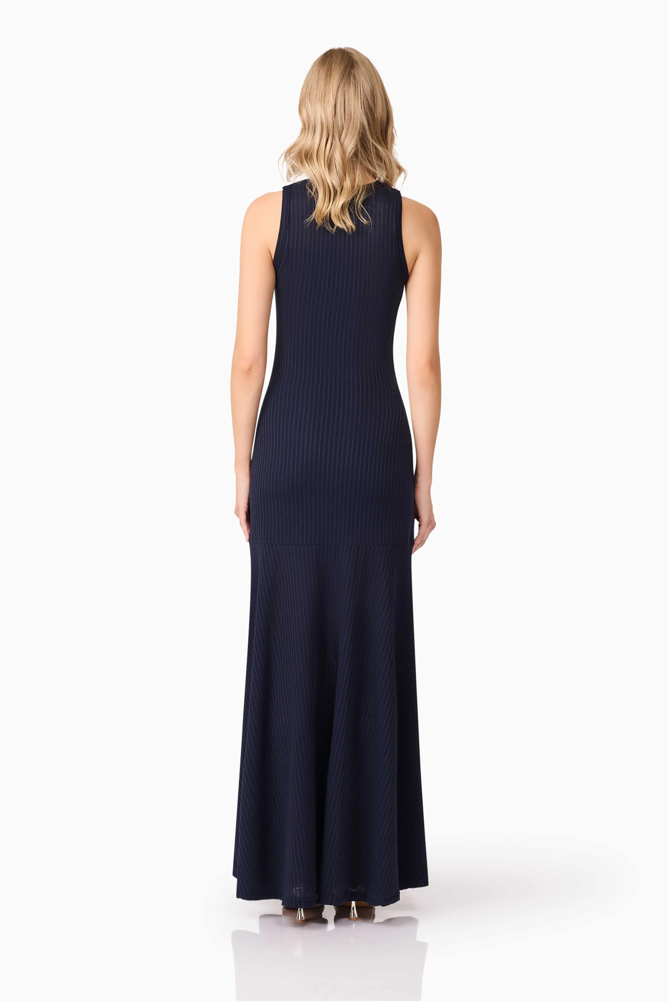 CURAAE Melody Maxi Dress in Navy
