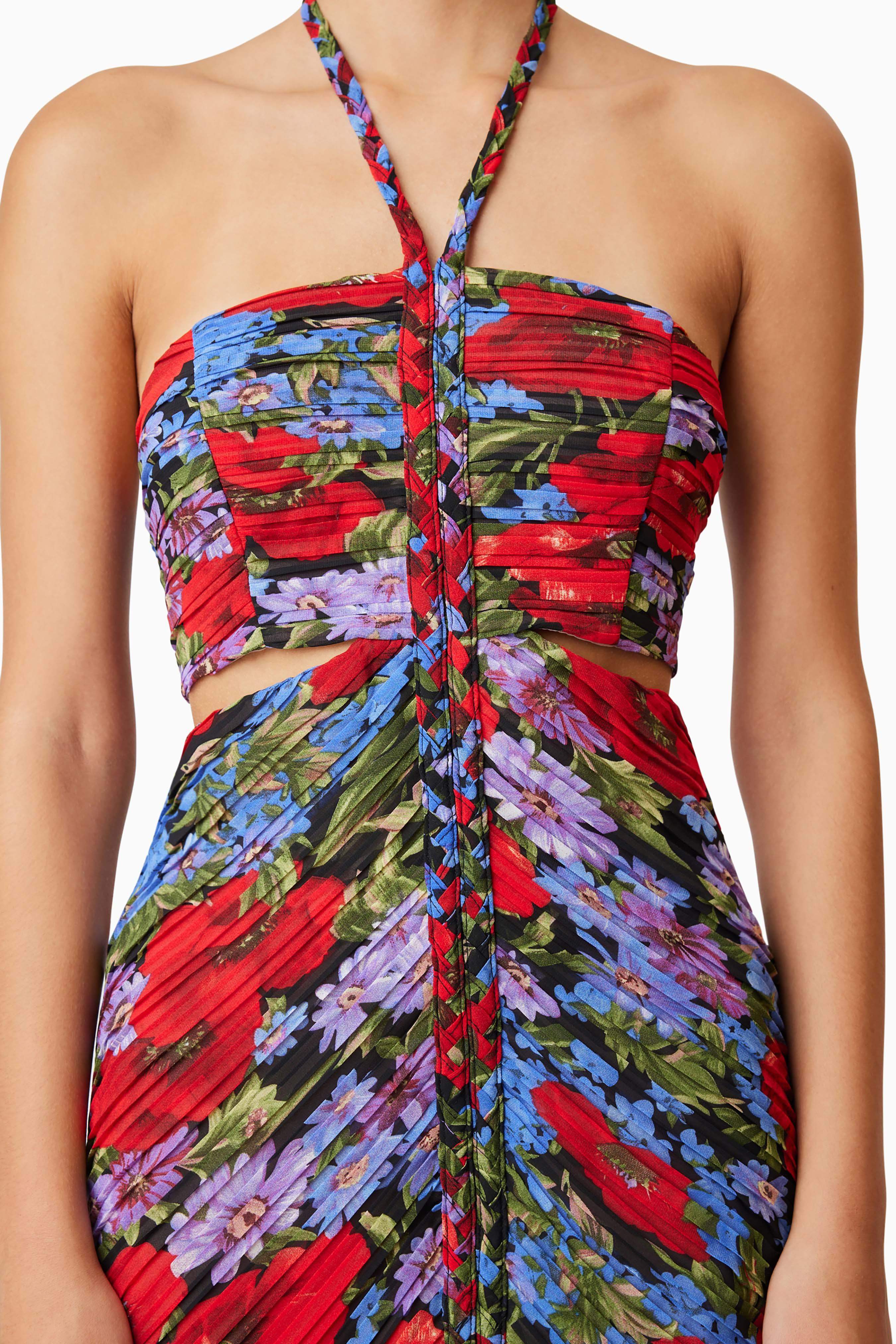 Thea Cocktail Maxi Dress In Red