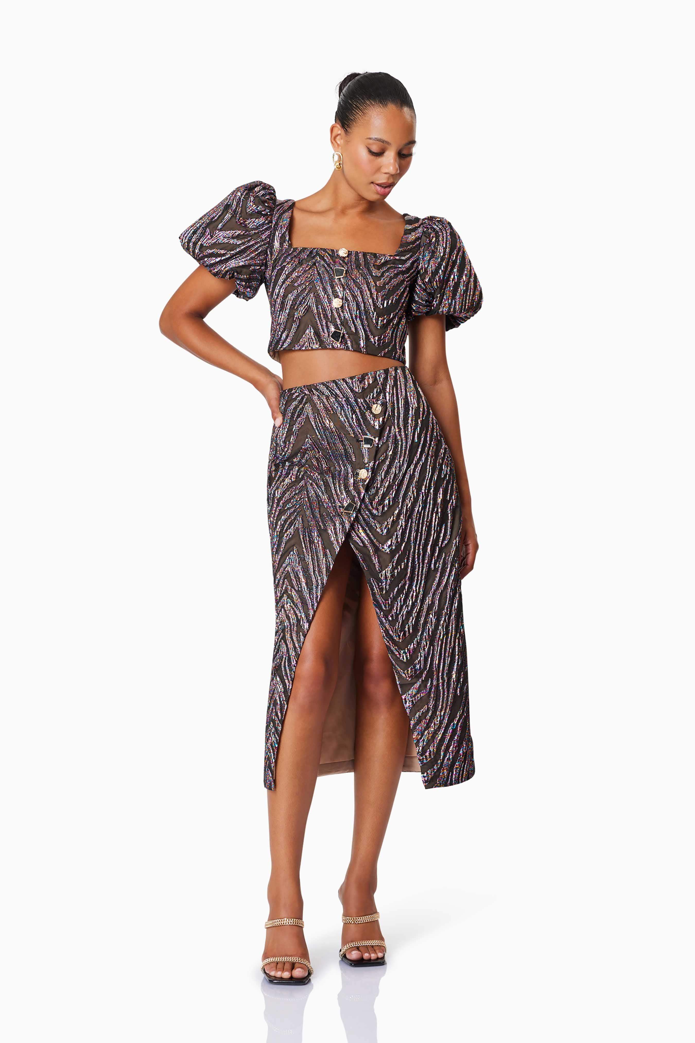 Mikayla Two Piece Set In Purple