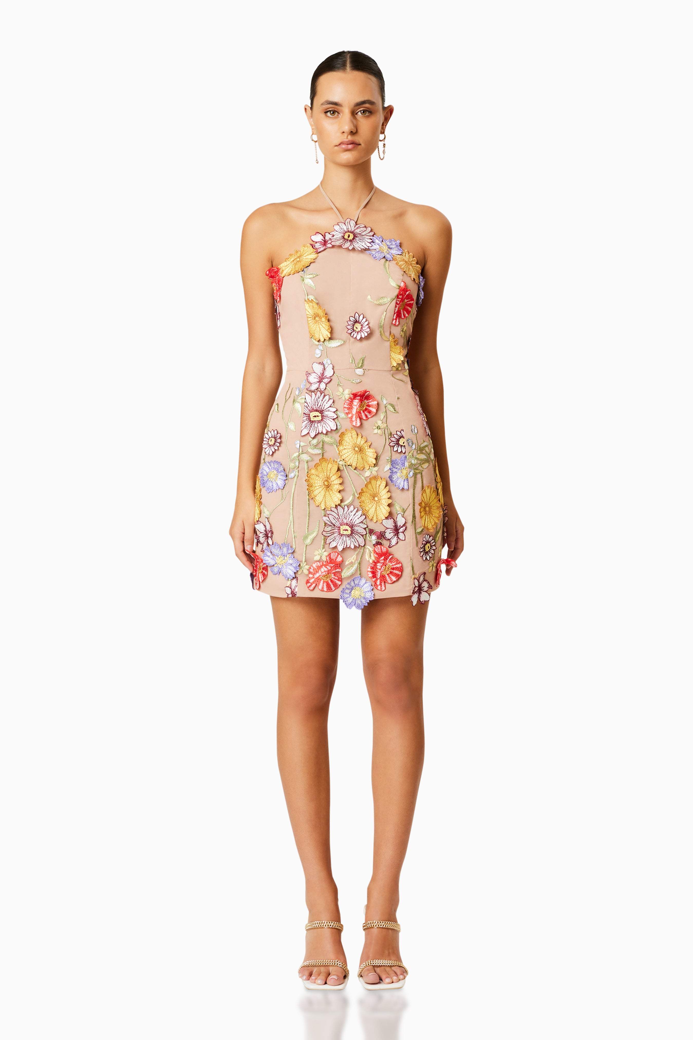 Fair Floral Mini Dress in Multi
