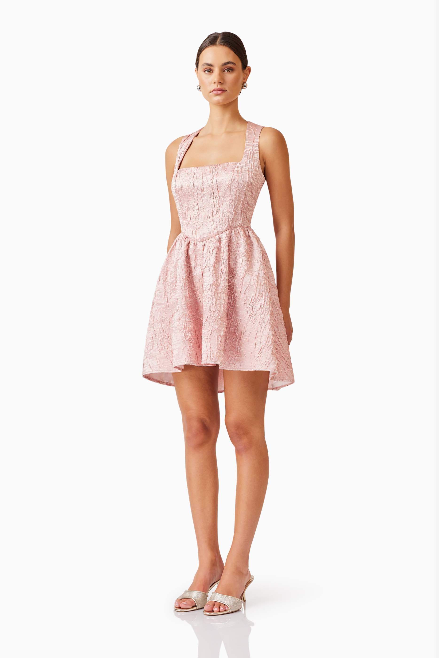 Joesphine Corset Mini Dress in Pink