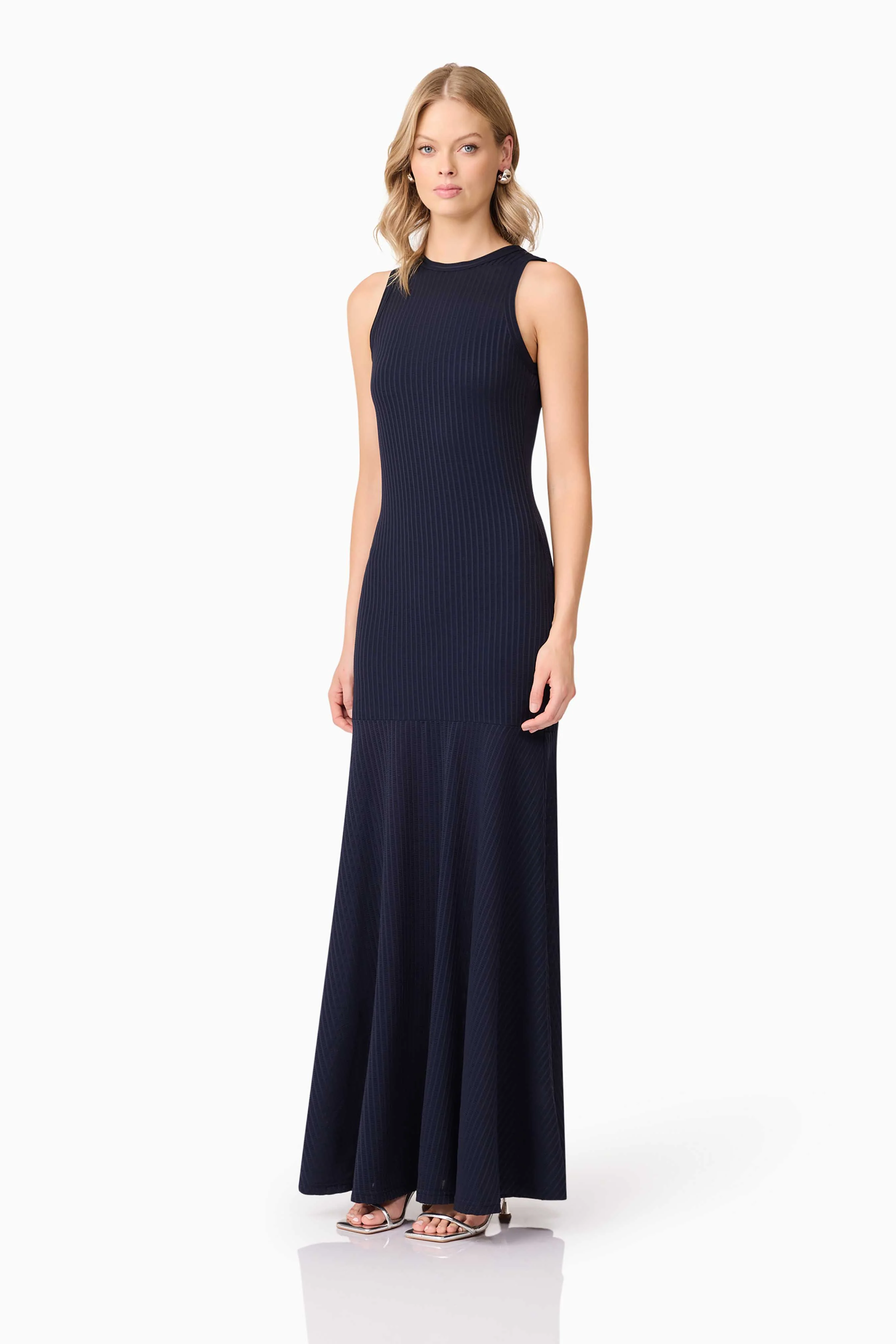 CURAAE Melody Maxi Dress in Navy