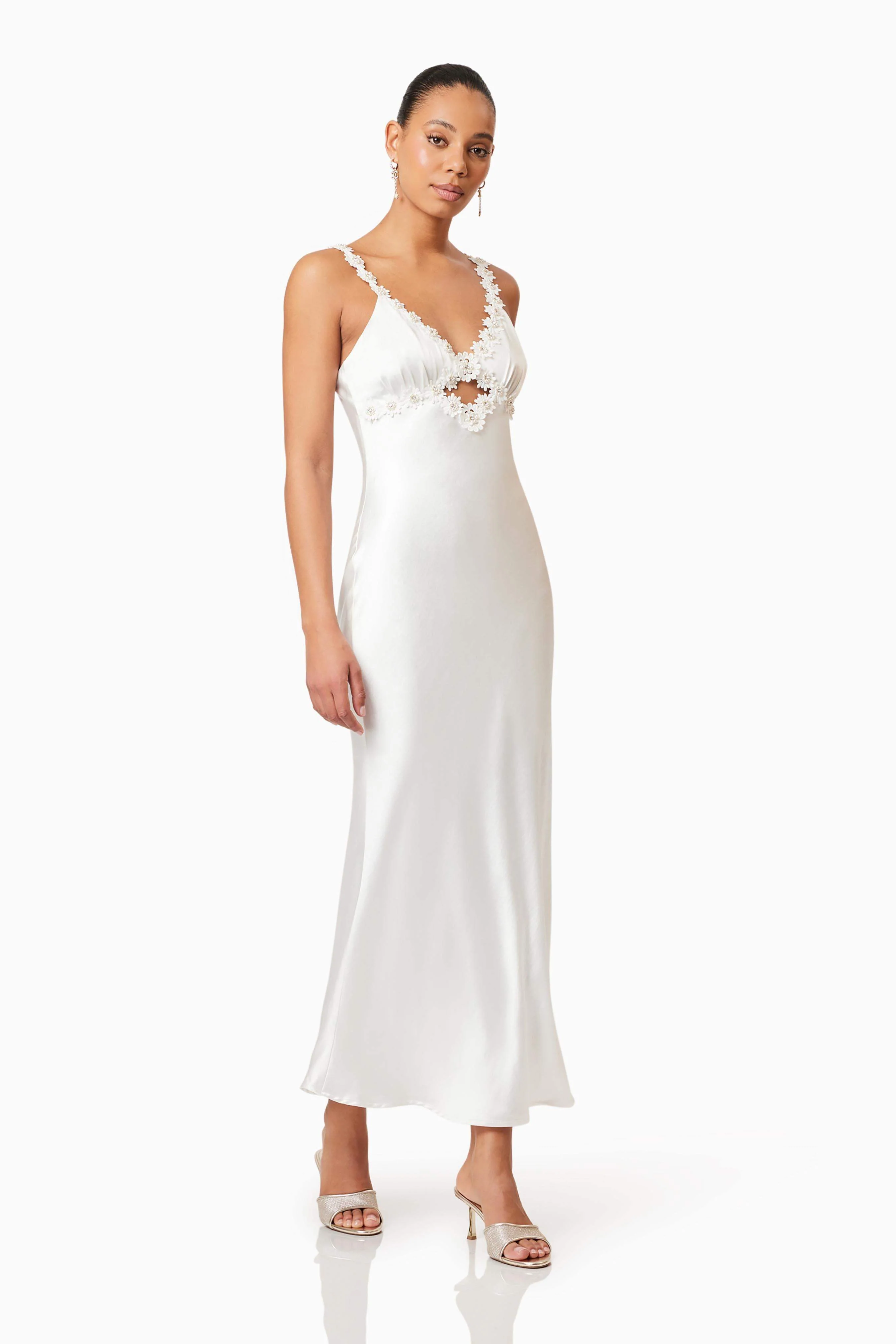 Clarissa Maxi In White