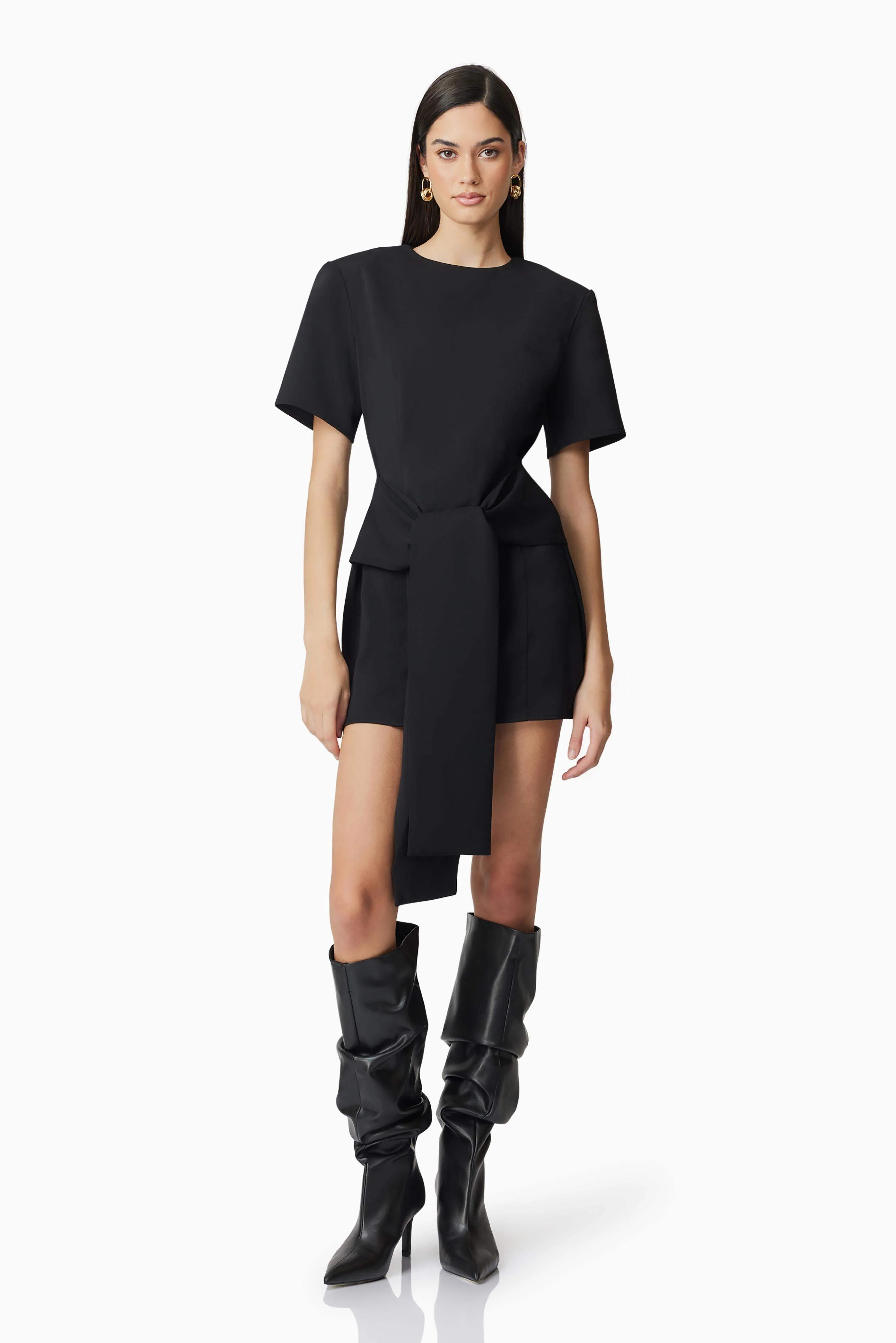 CURAAE Noa Mini Dress In Black